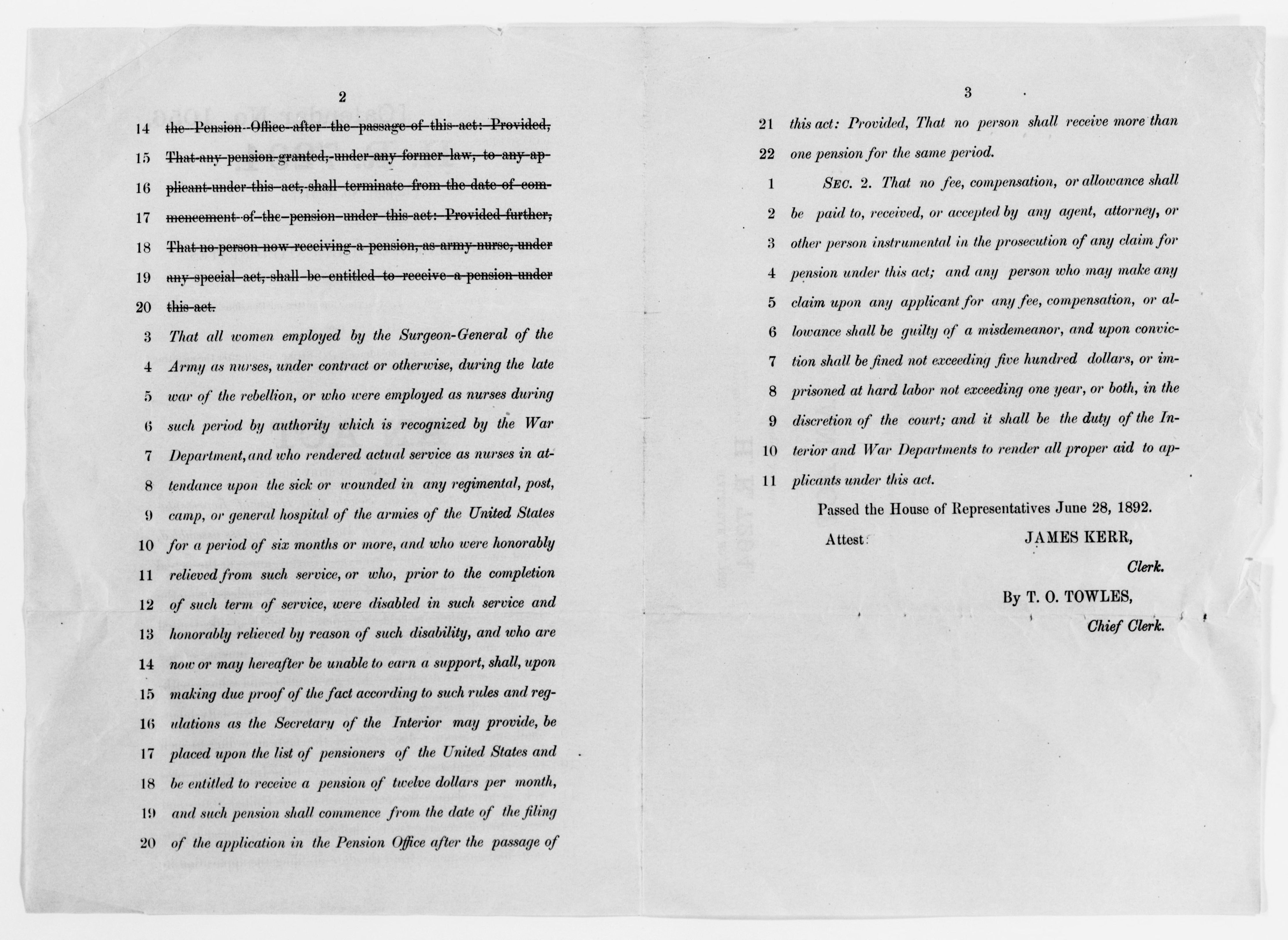 Scanned image of the current content page