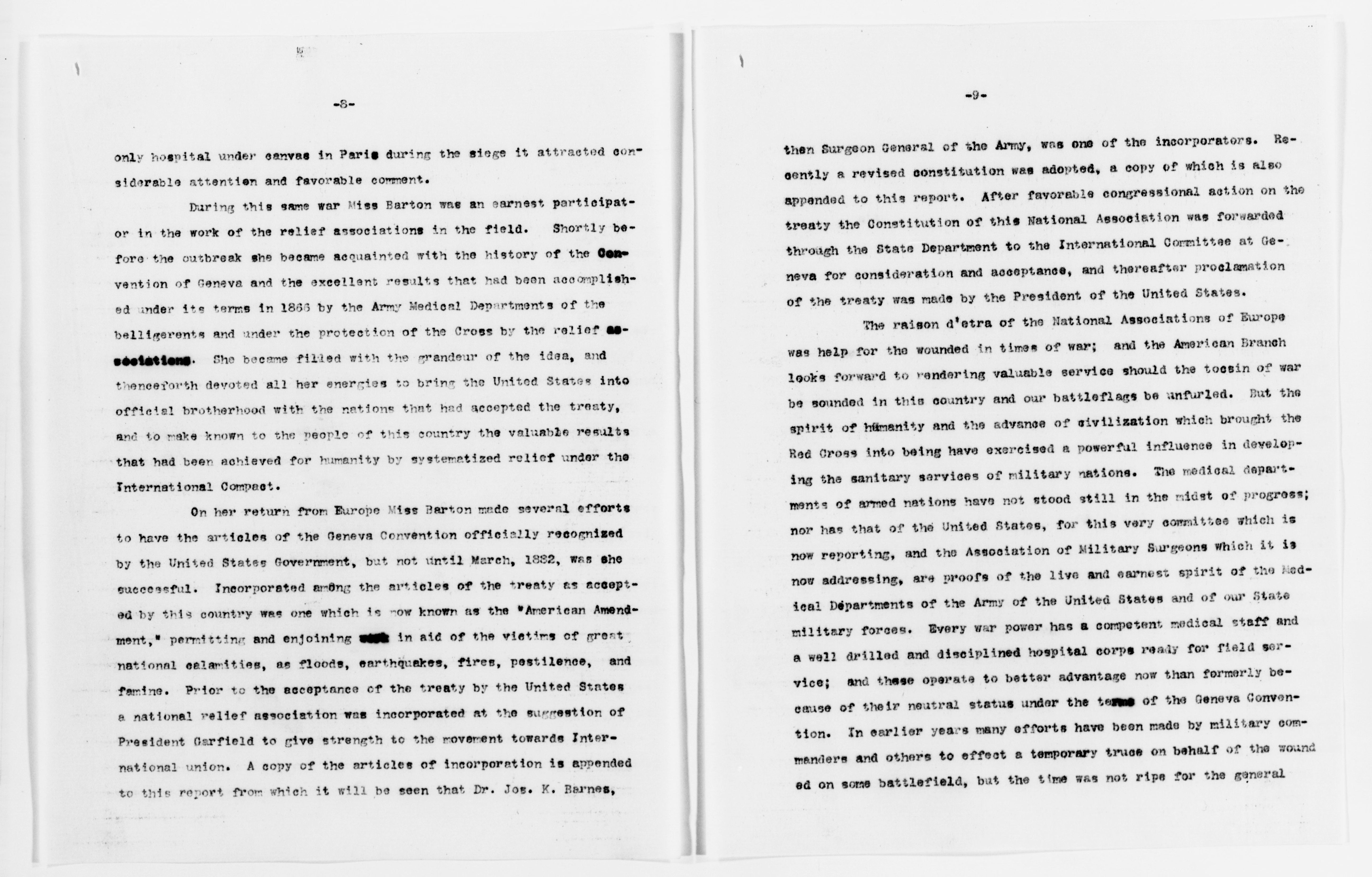 Scanned image of the current content page