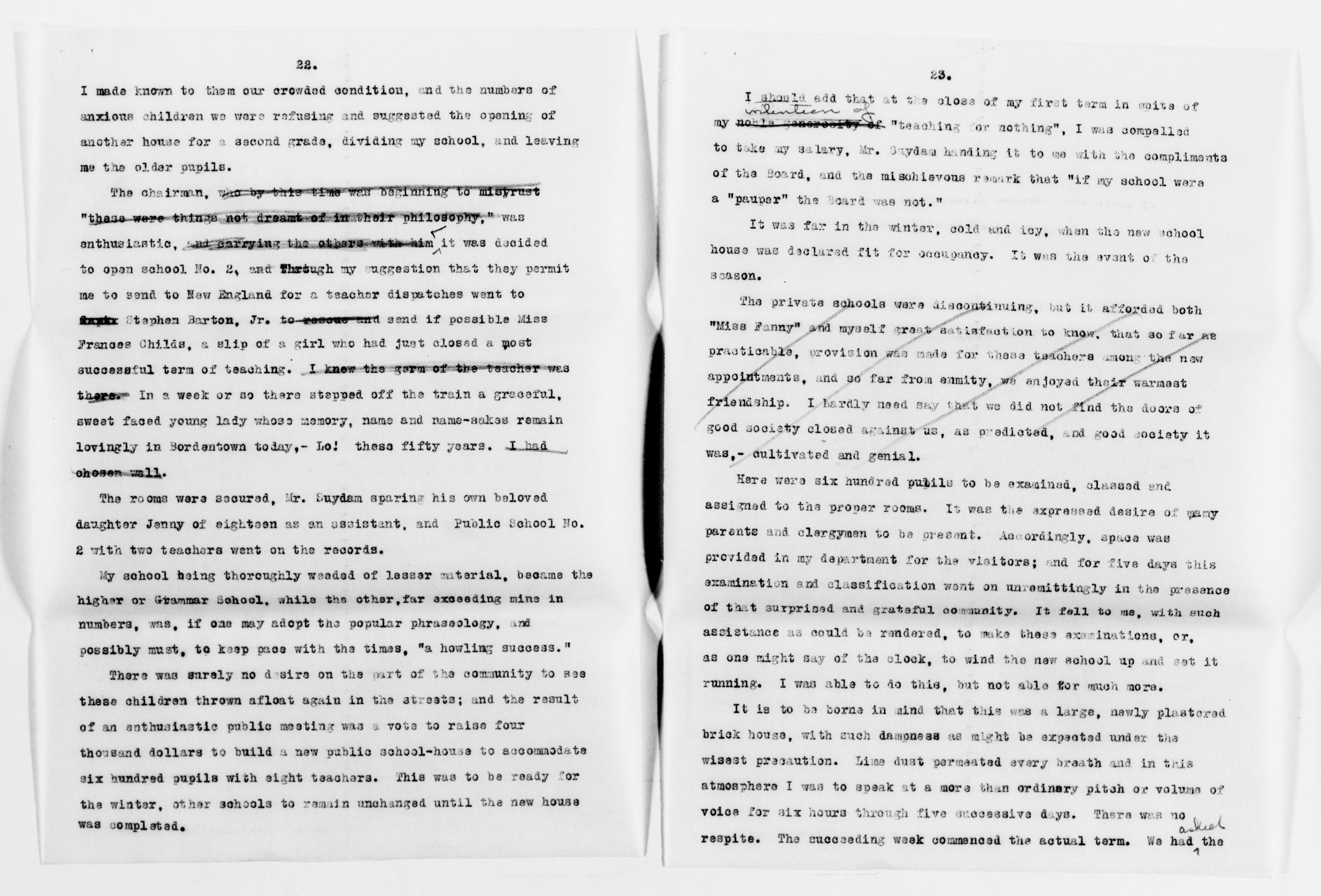 Scanned image of the current content page