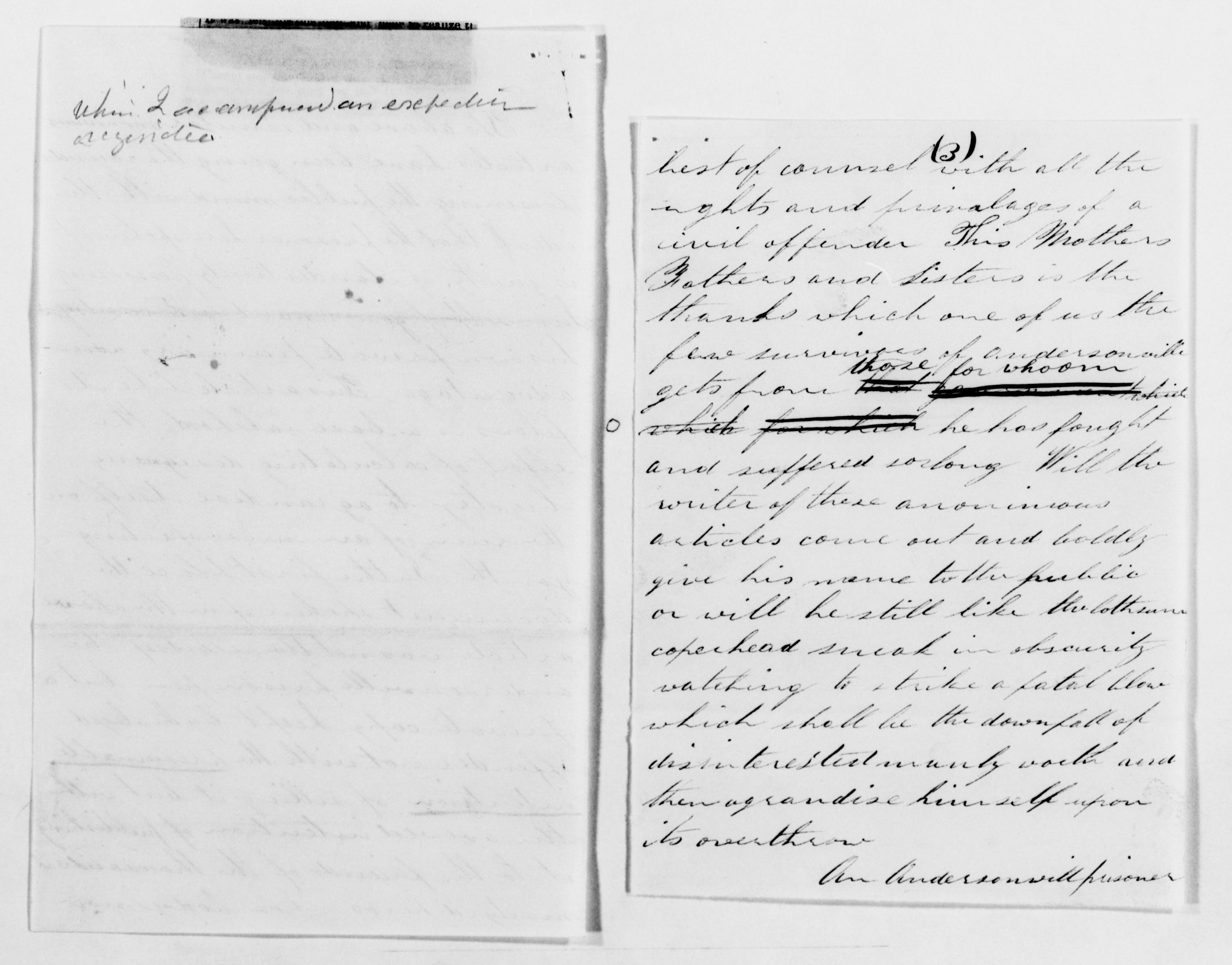 Scanned image of the current content page