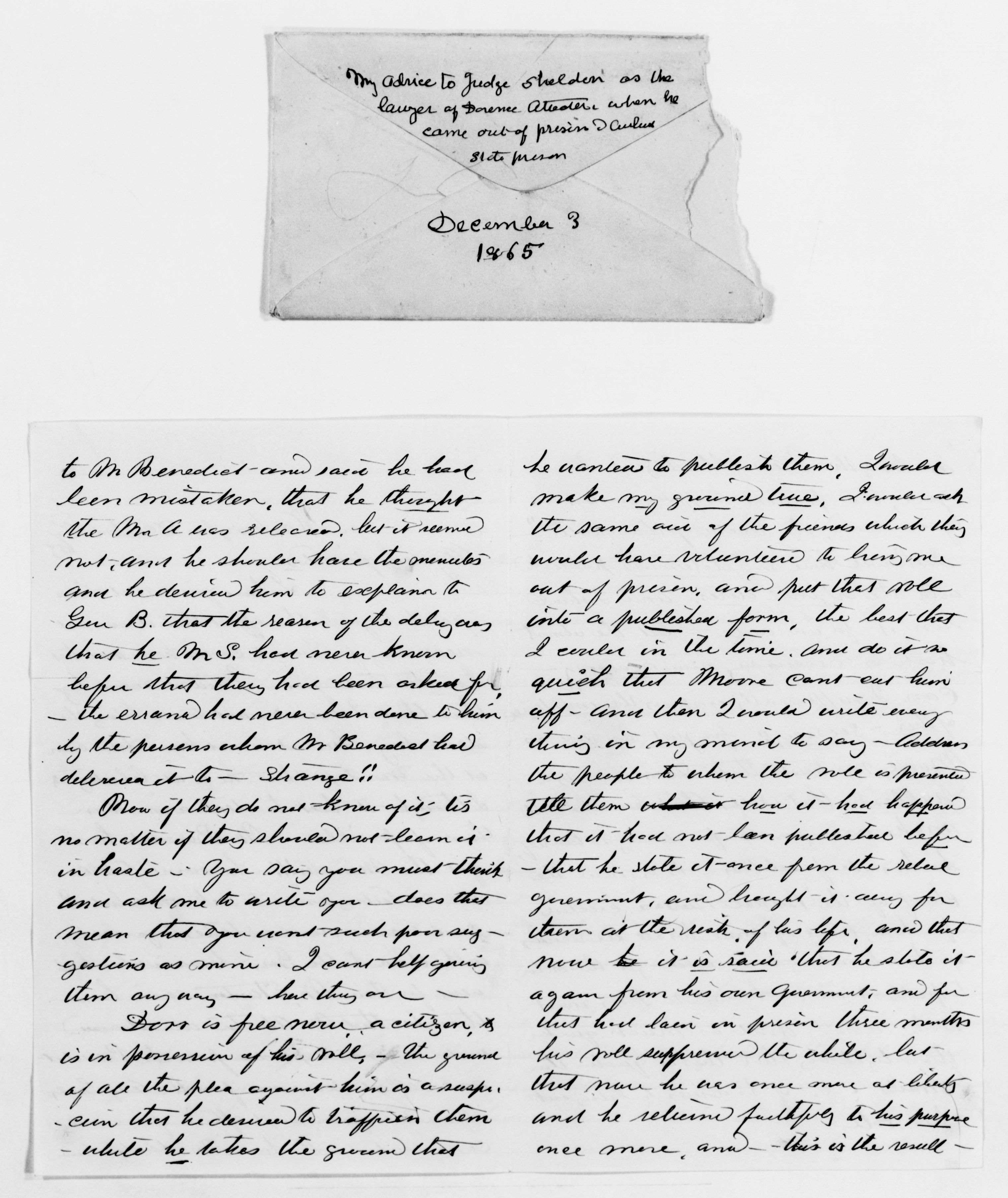Scanned image of the current content page