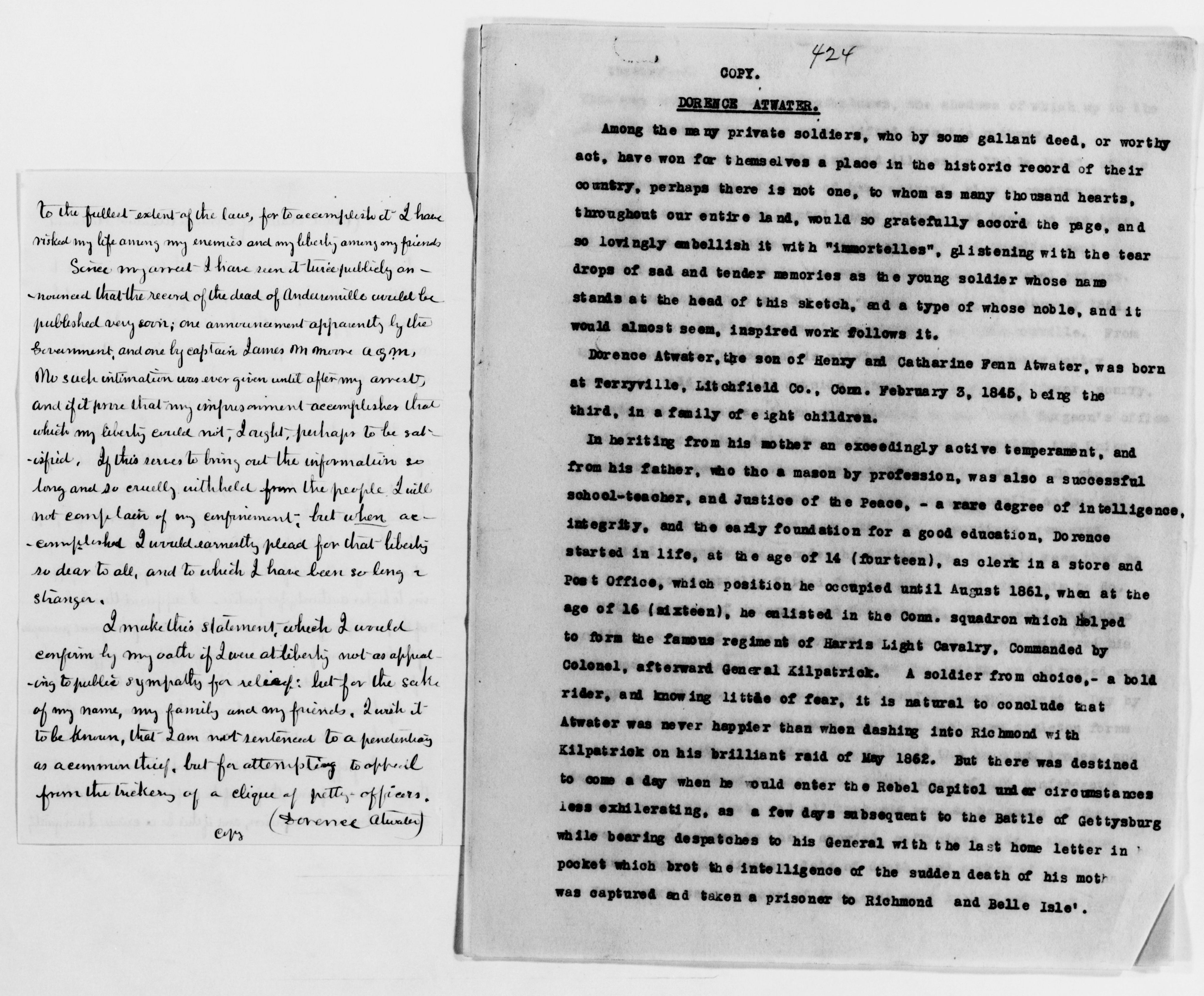 Scanned image of the current content page