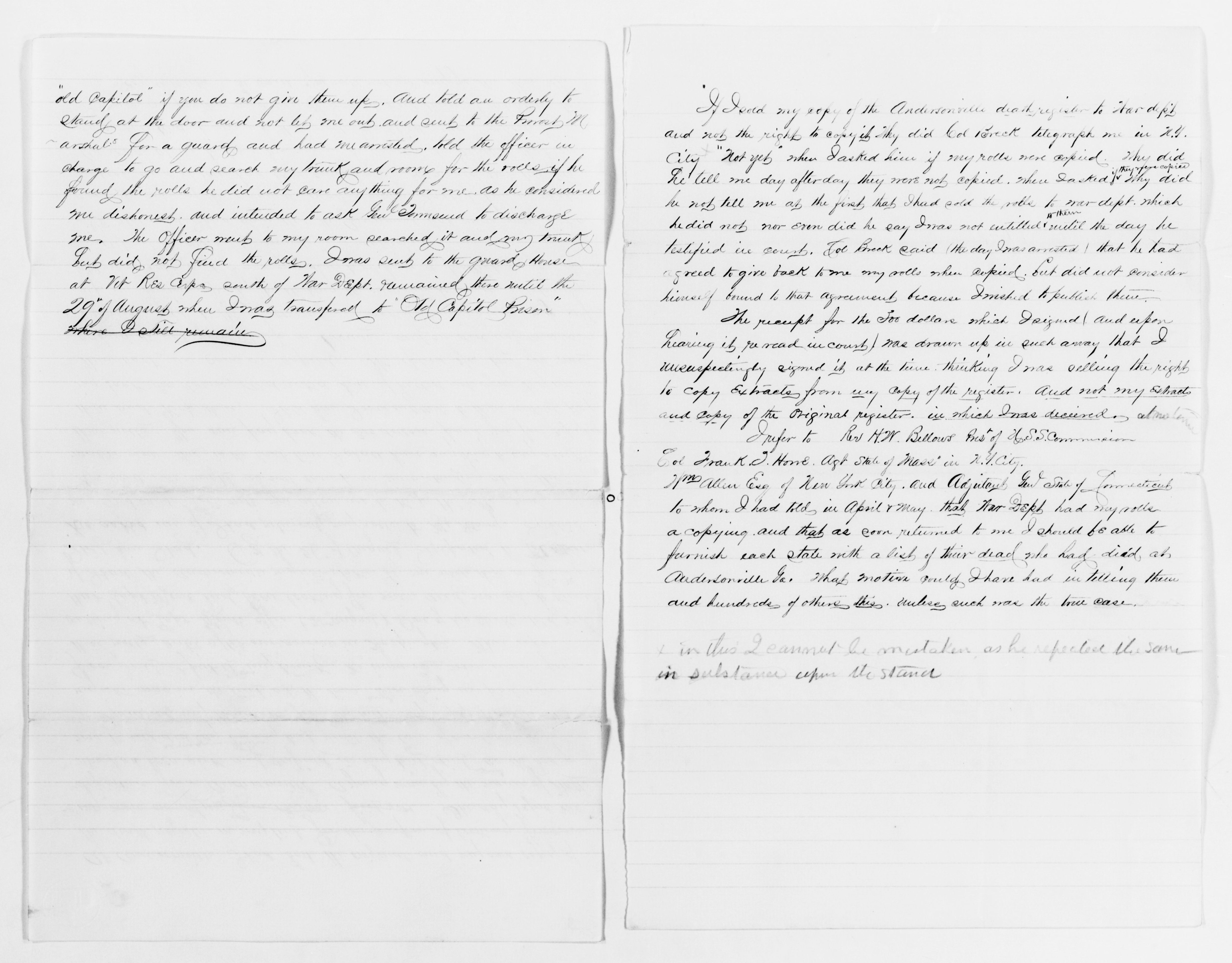 Scanned image of the current content page
