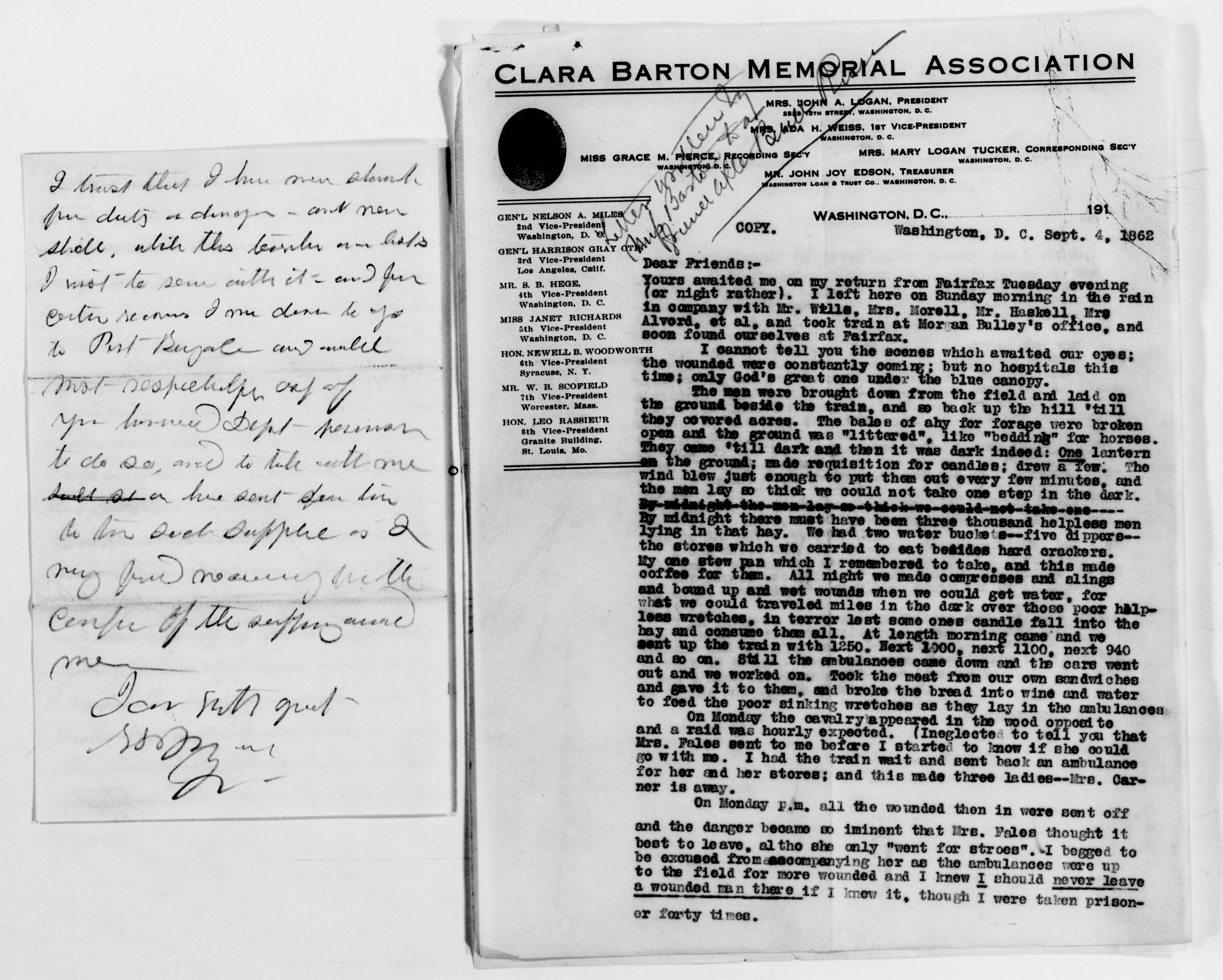 Scanned image of the current content page