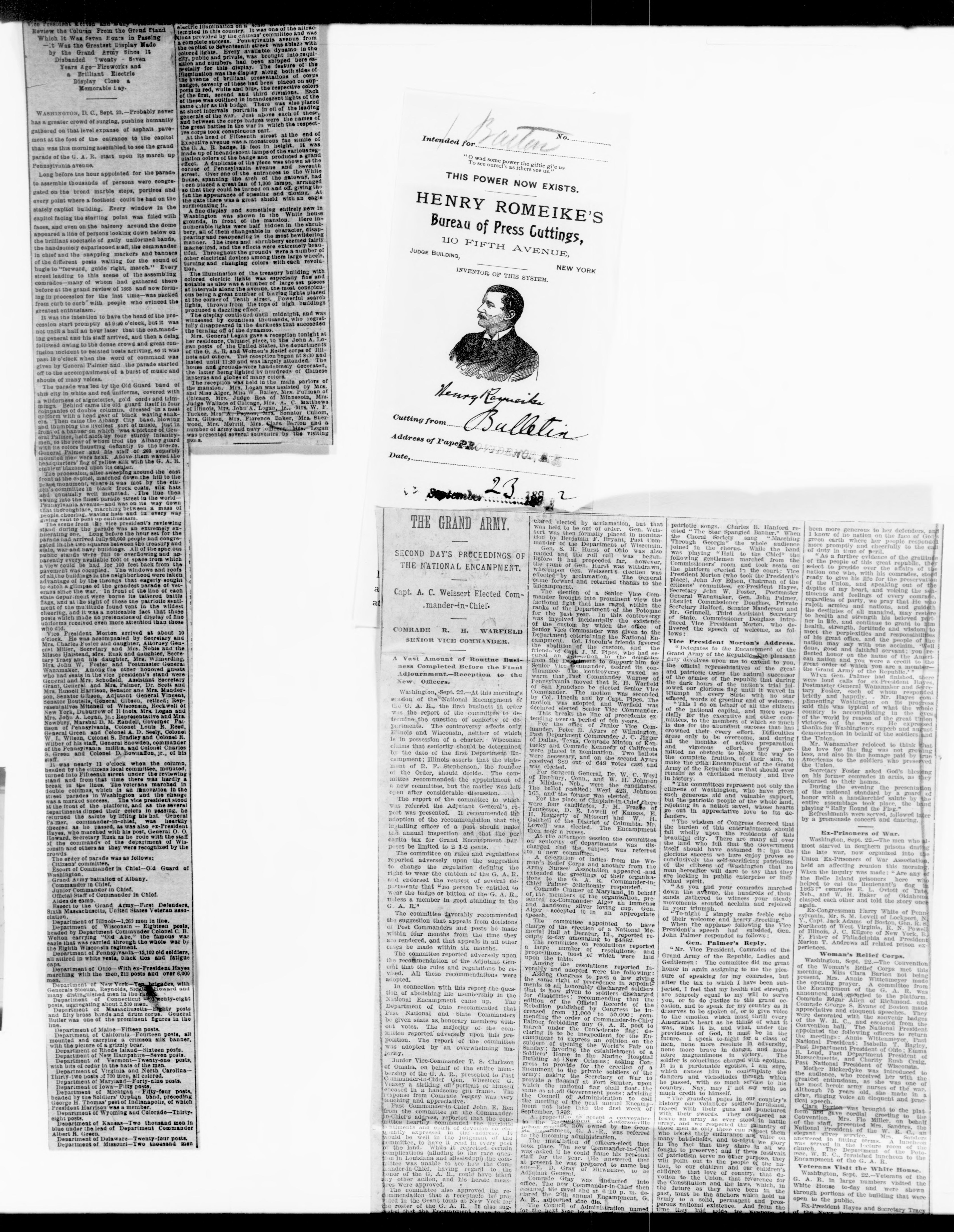 Scanned image of the current content page