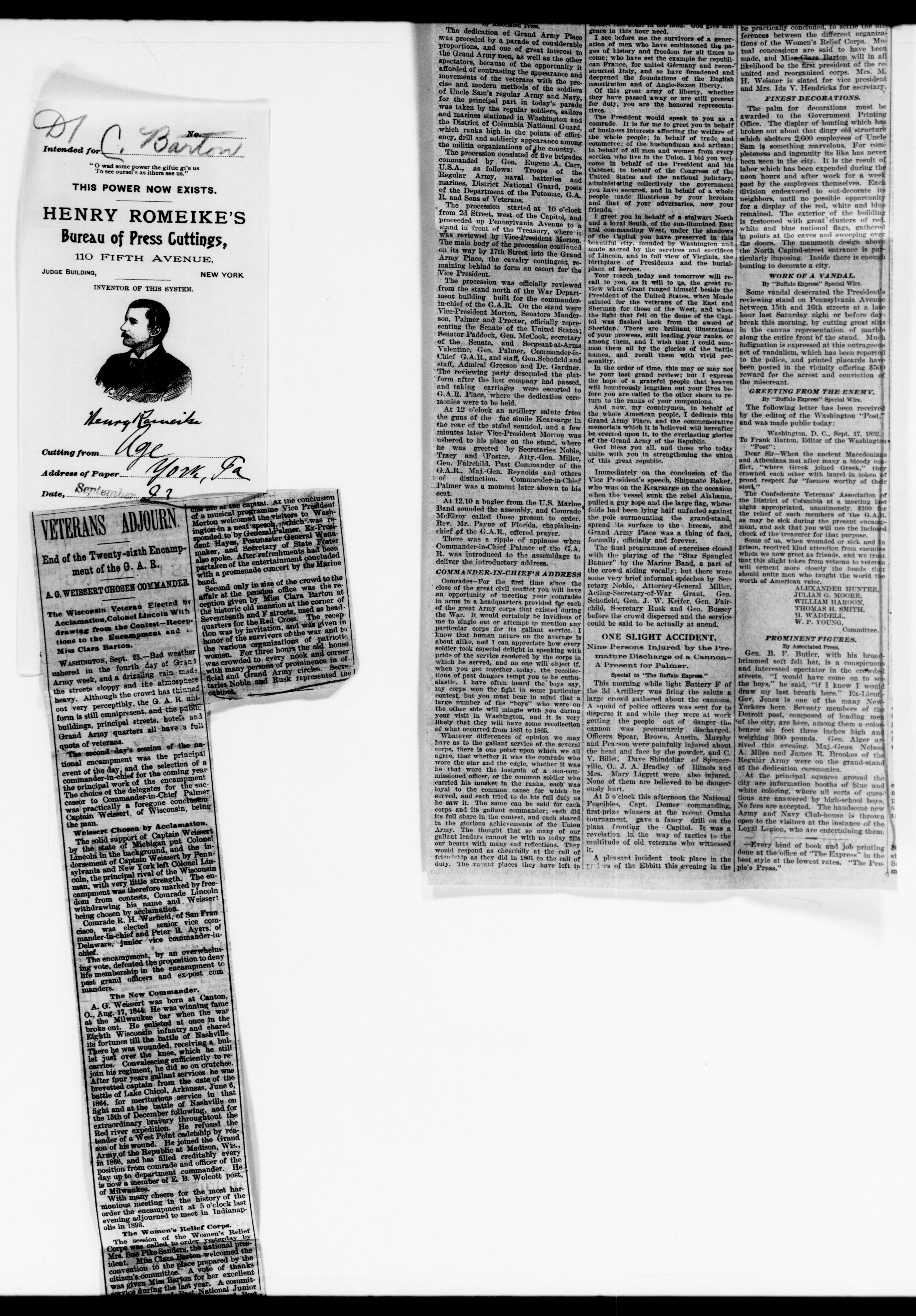 Scanned image of the current content page