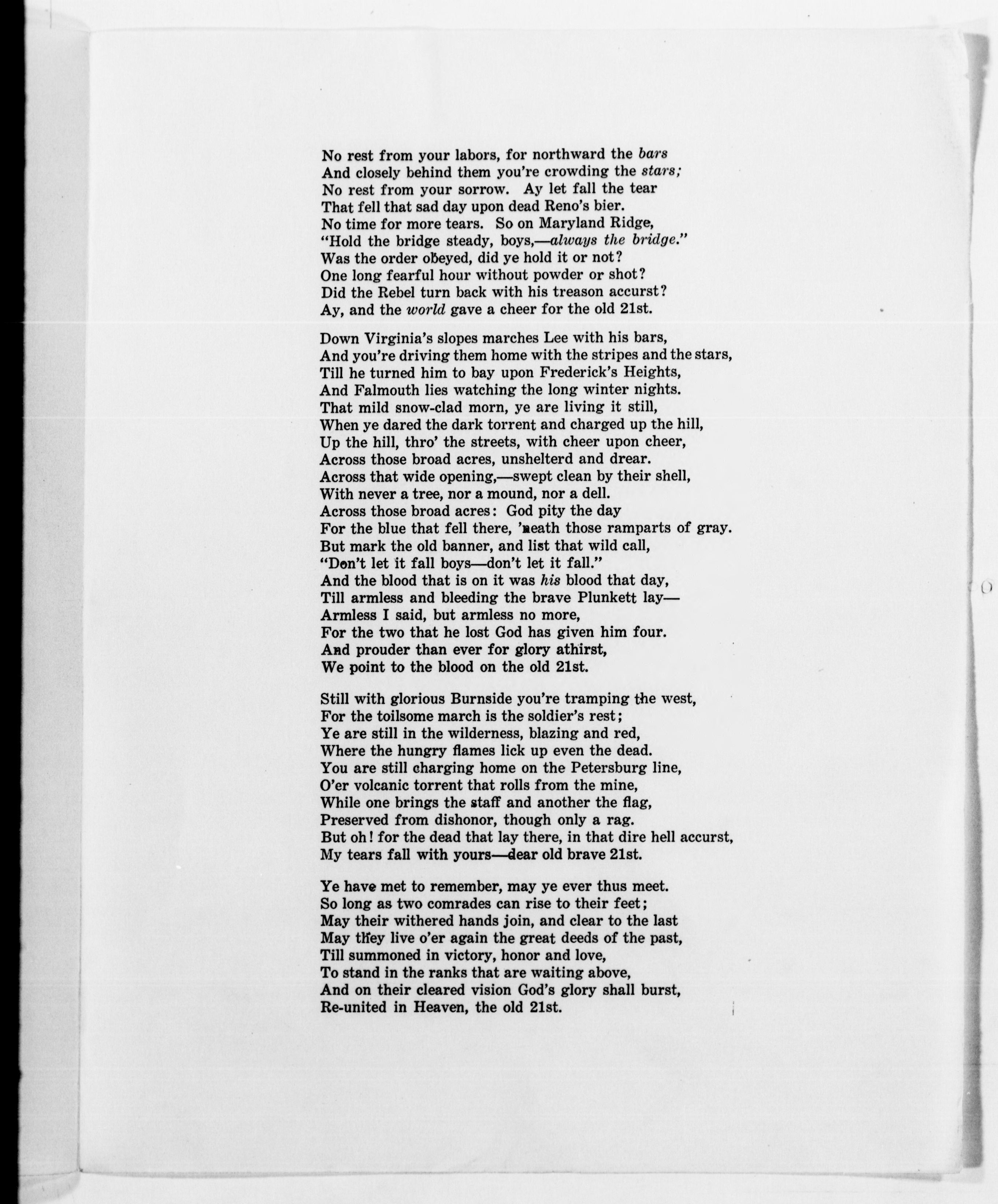 Scanned image of the current content page