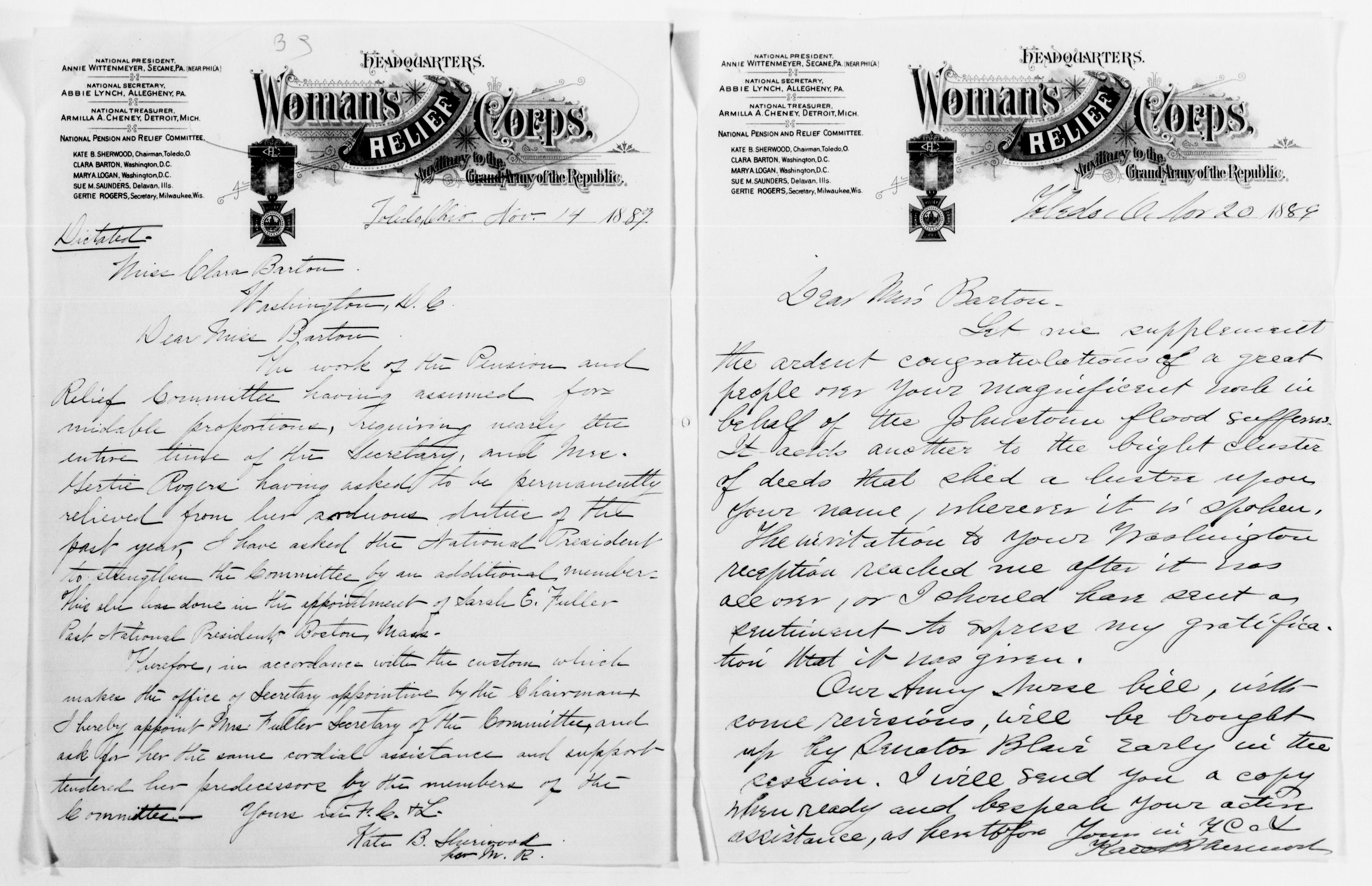 Scanned image of the current content page