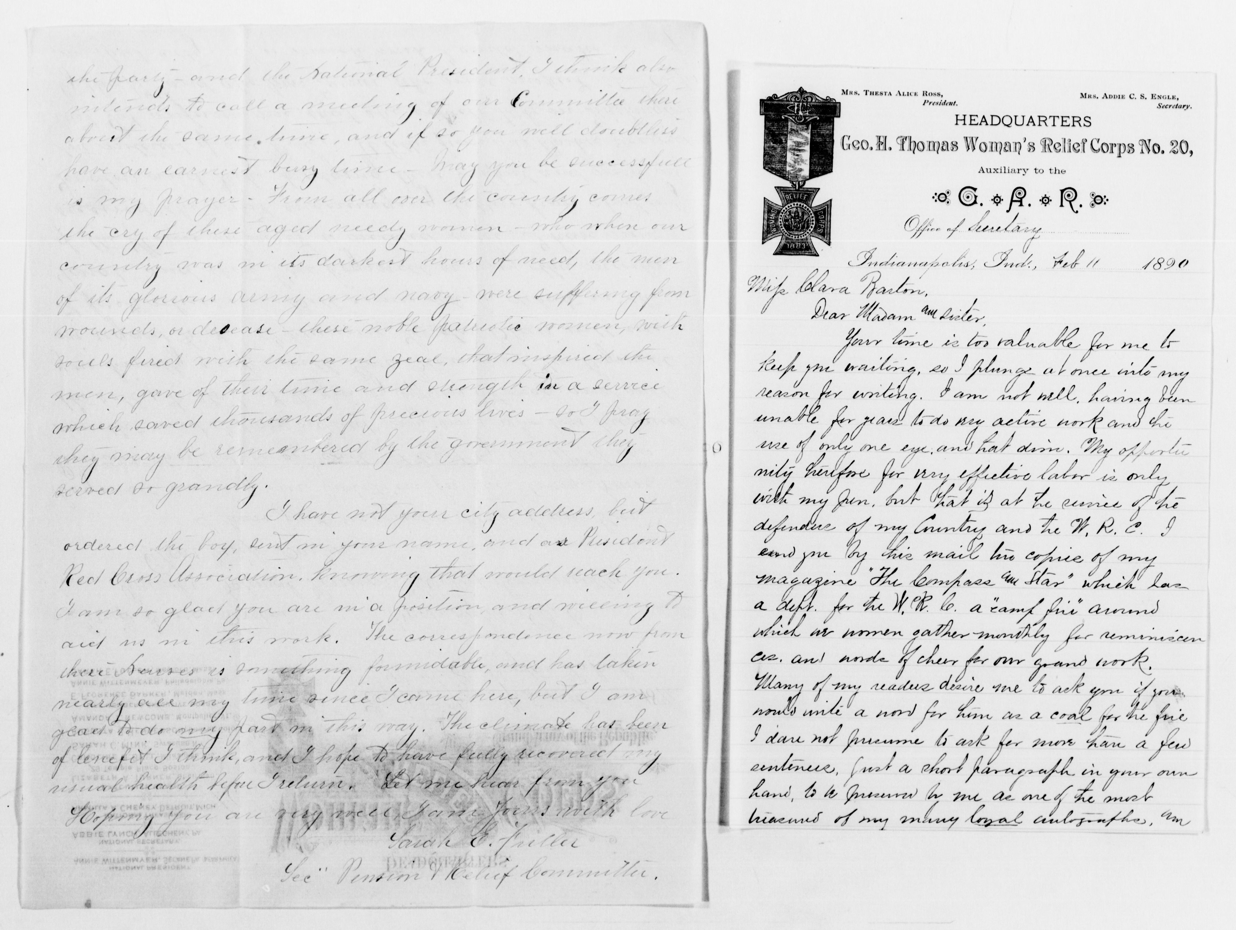 Scanned image of the current content page