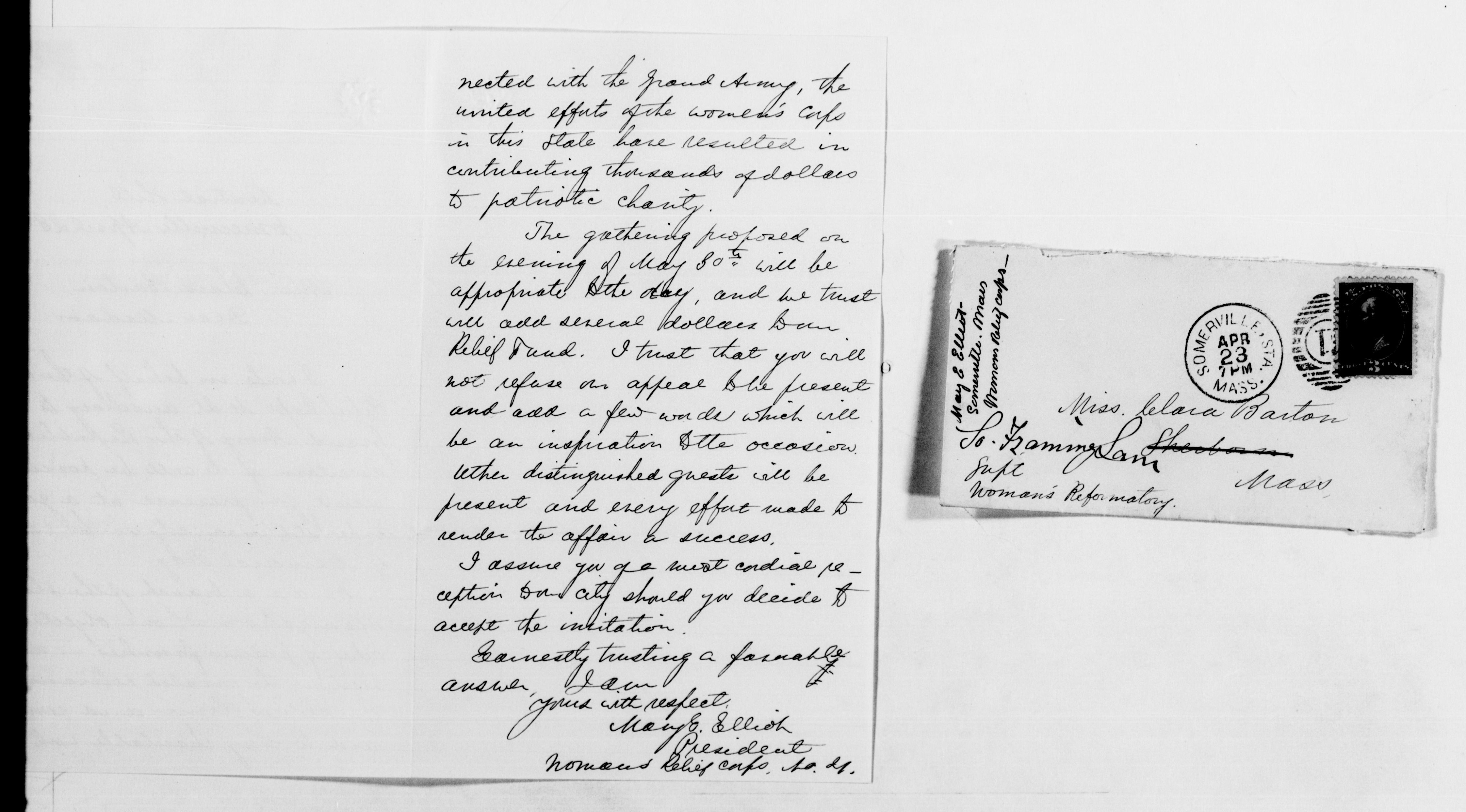 Scanned image of the current content page