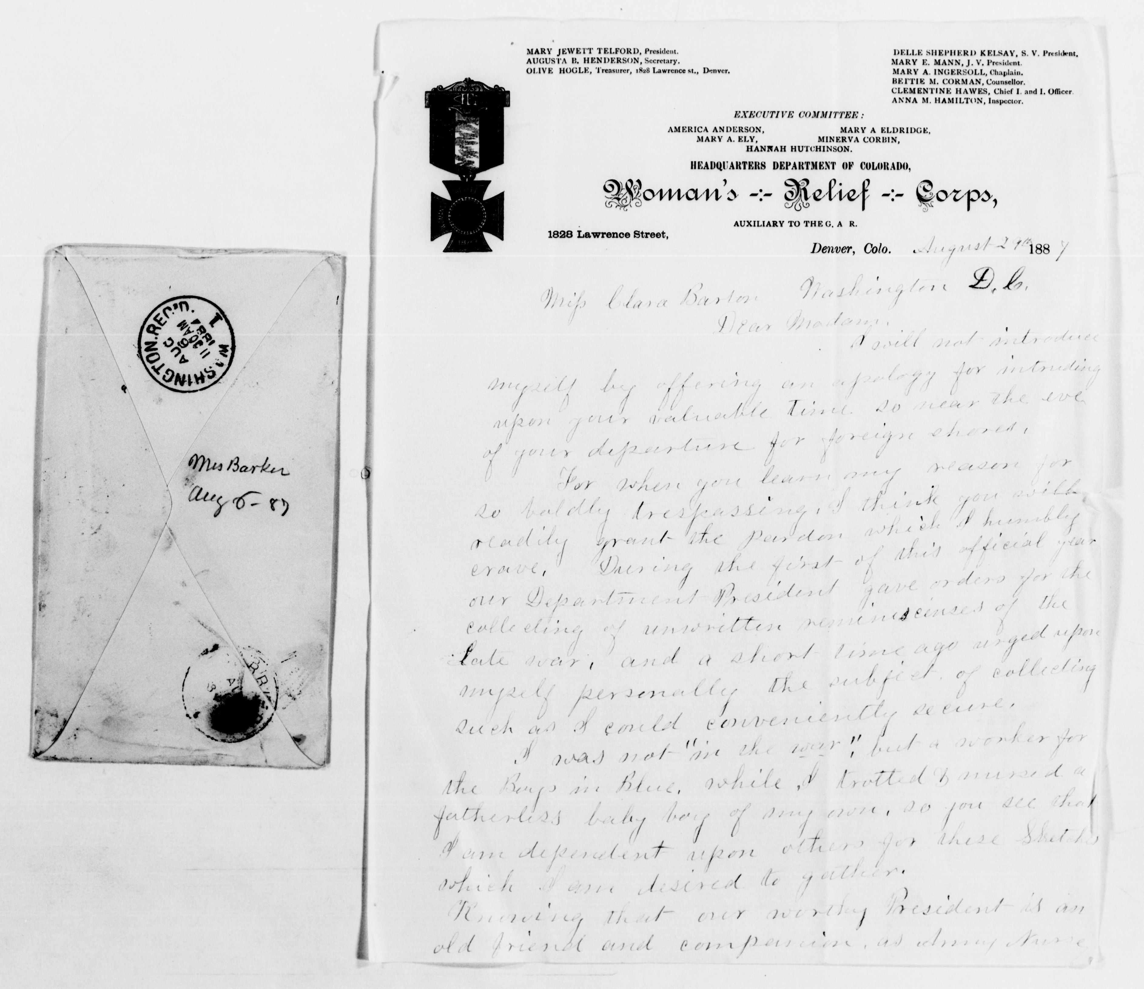 Scanned image of the current content page