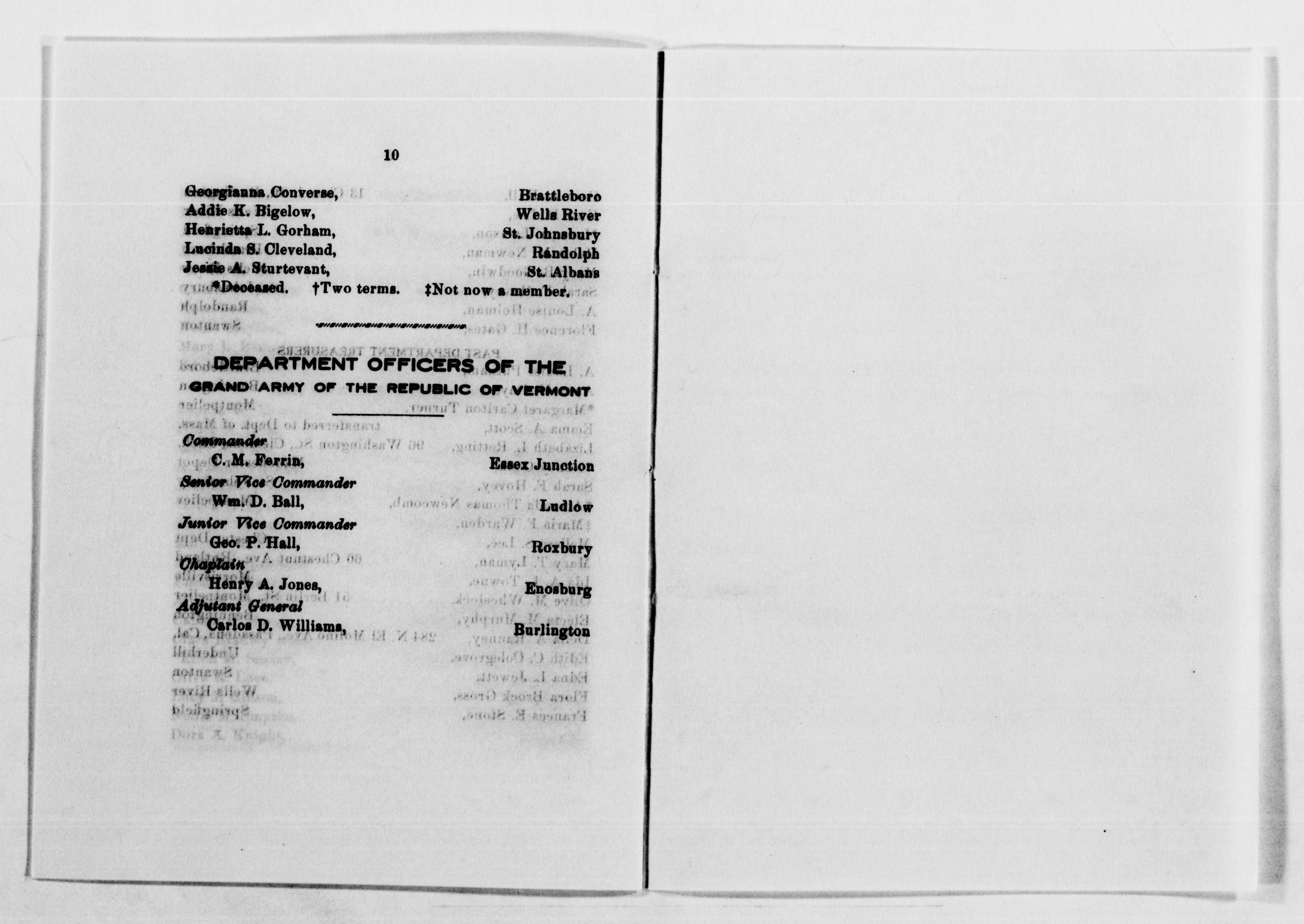 Scanned image of the current content page