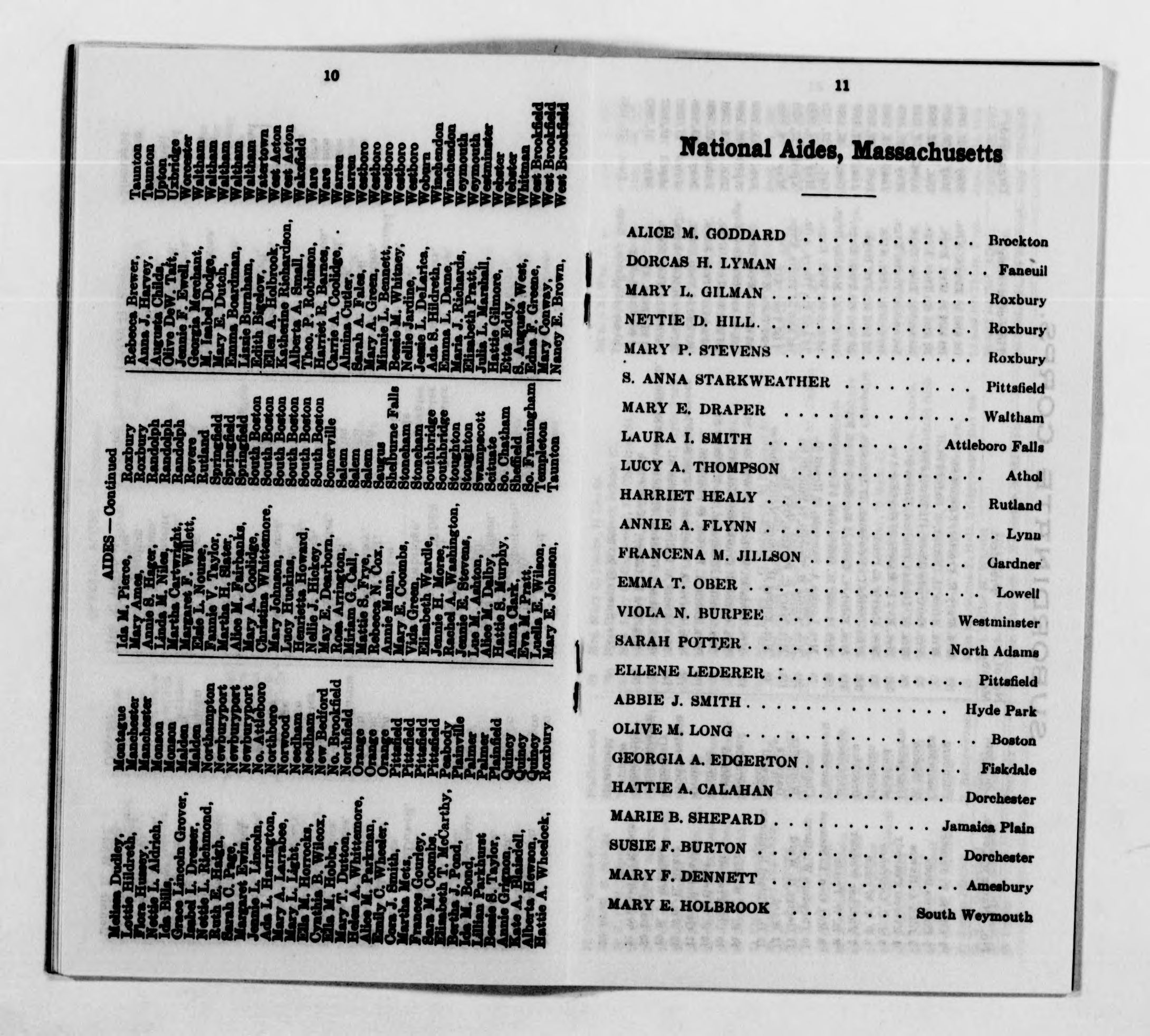 Scanned image of the current content page