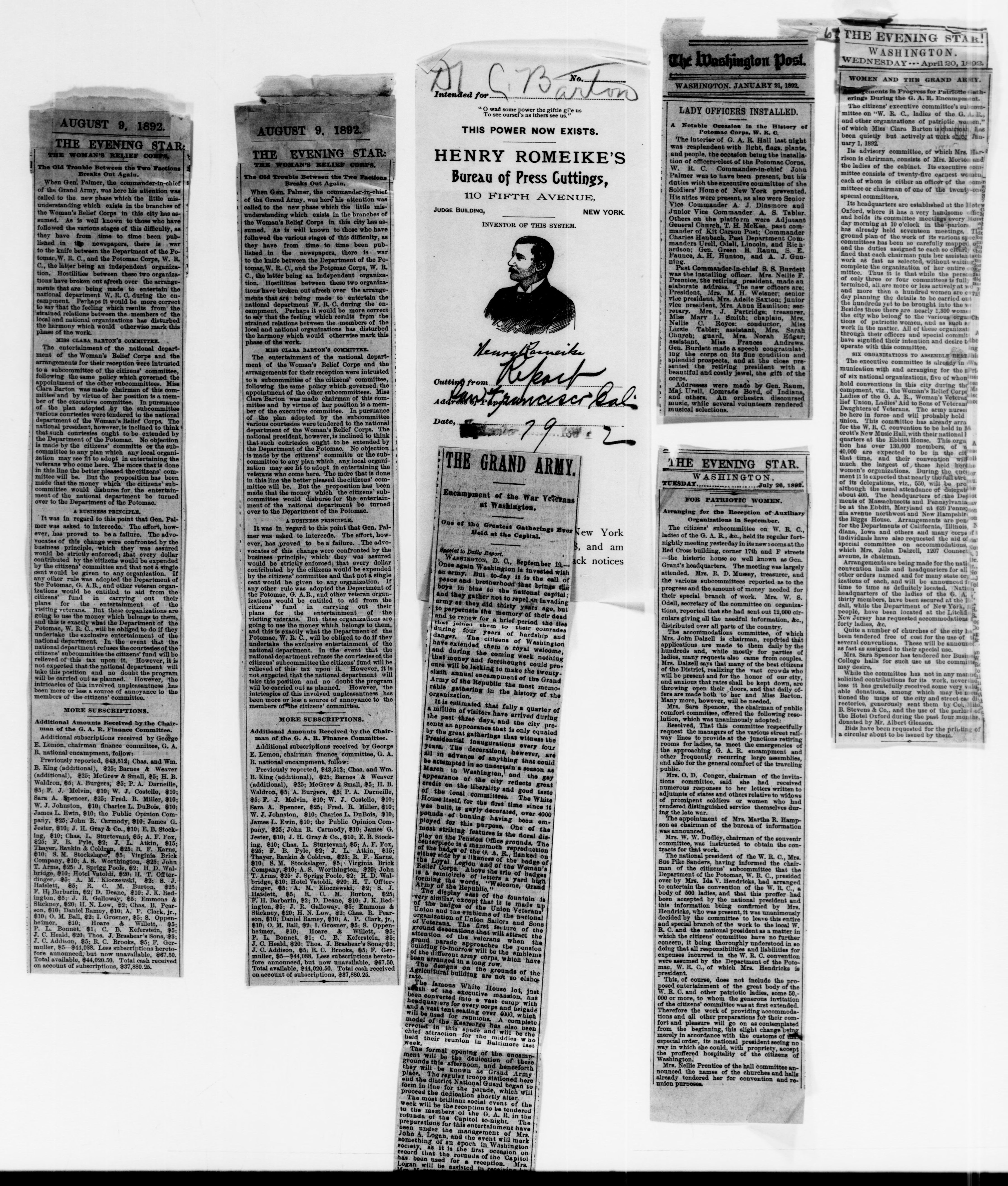 Scanned image of the current content page