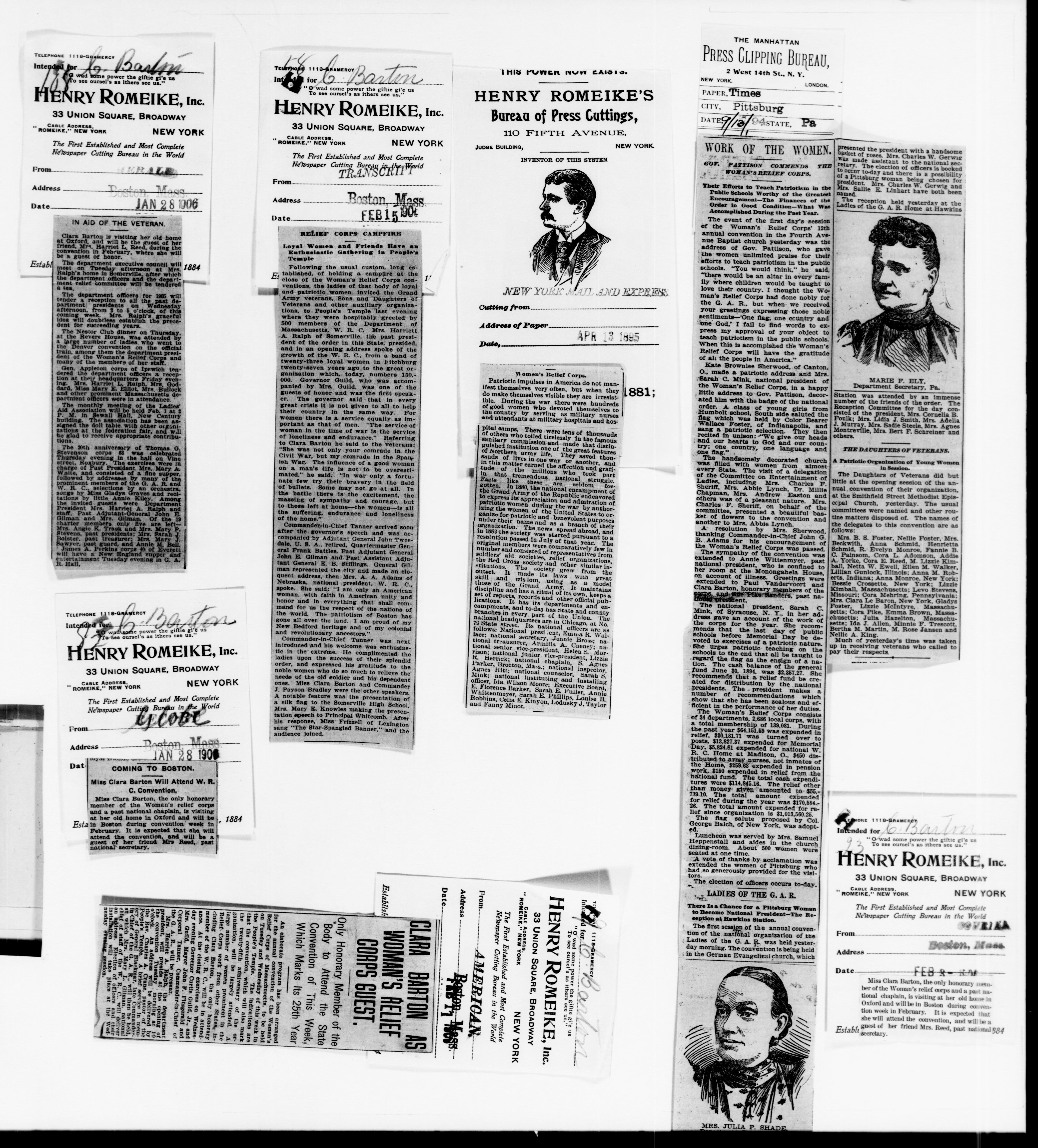 Scanned image of the current content page