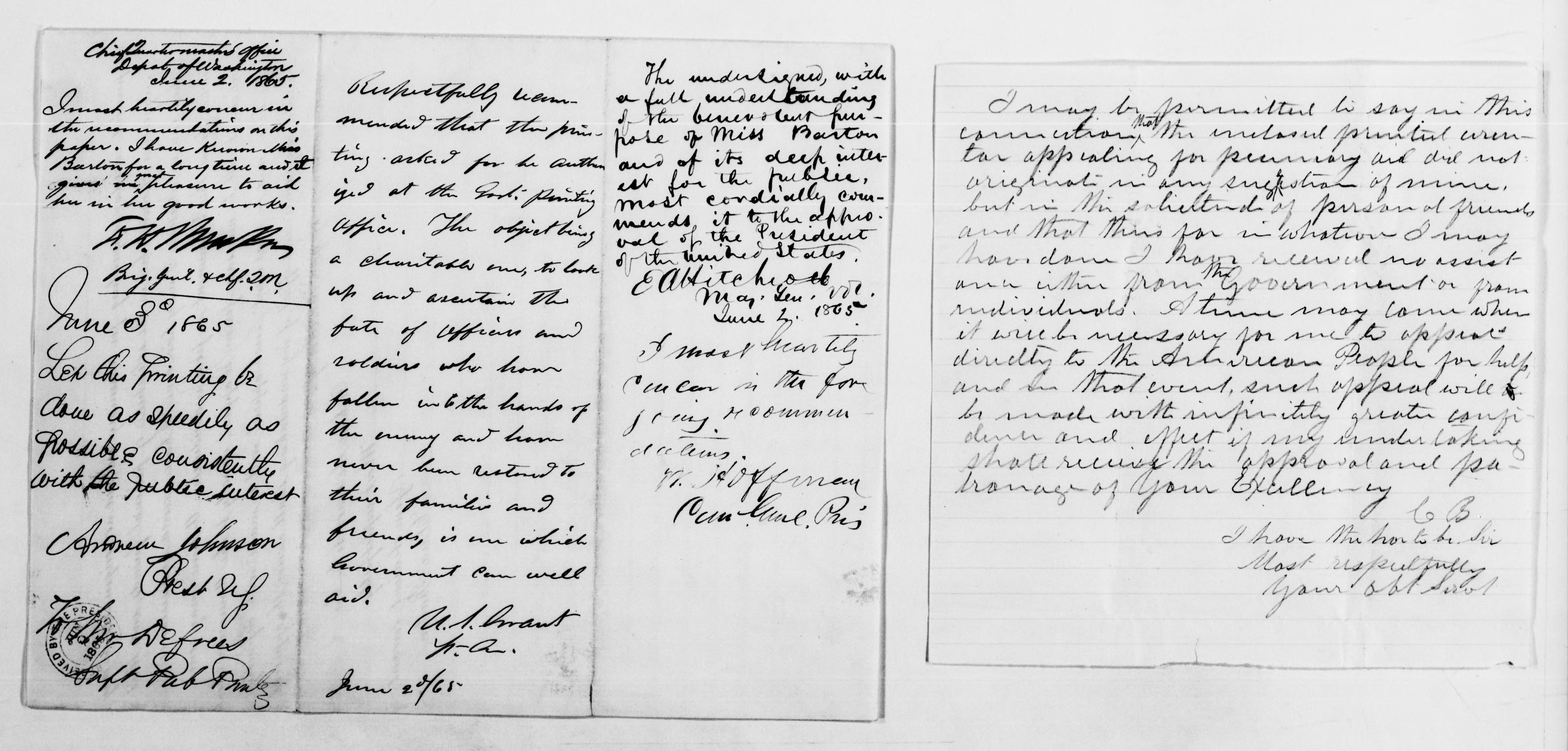 Scanned image of the current content page