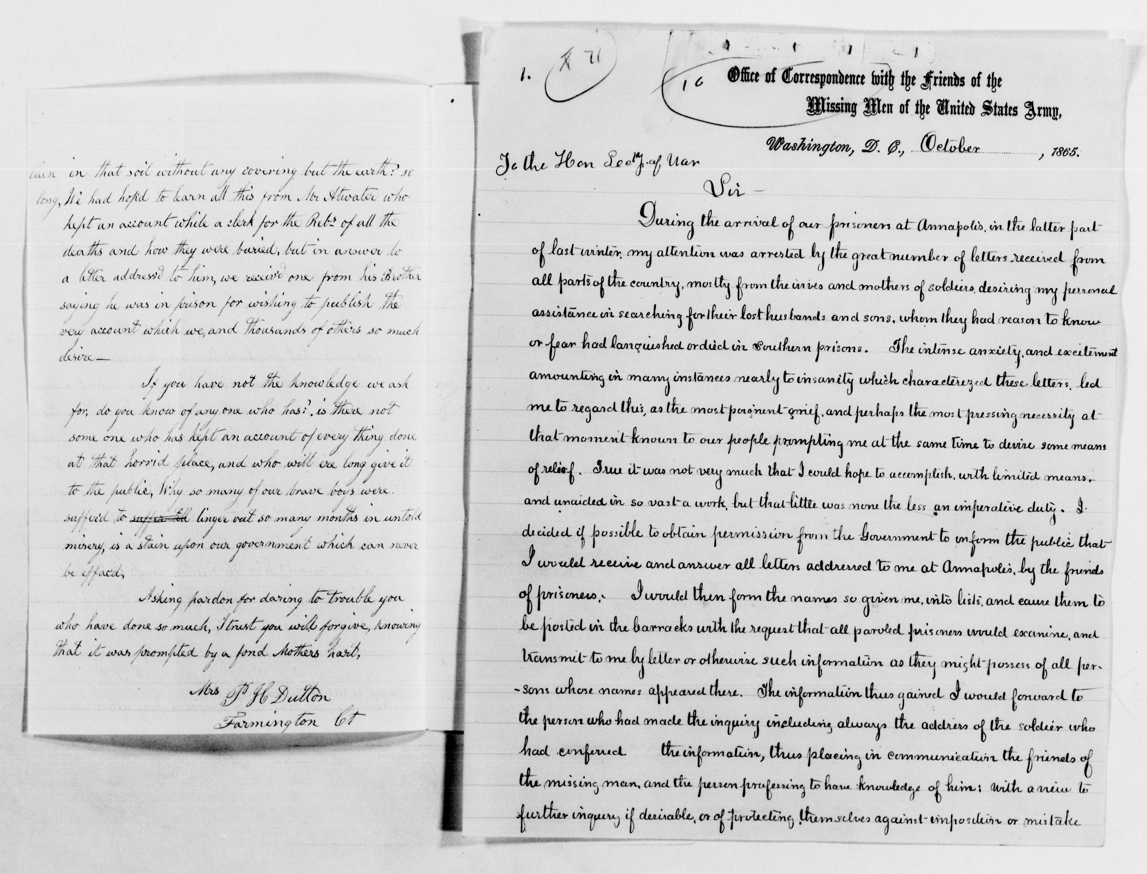 Scanned image of the current content page