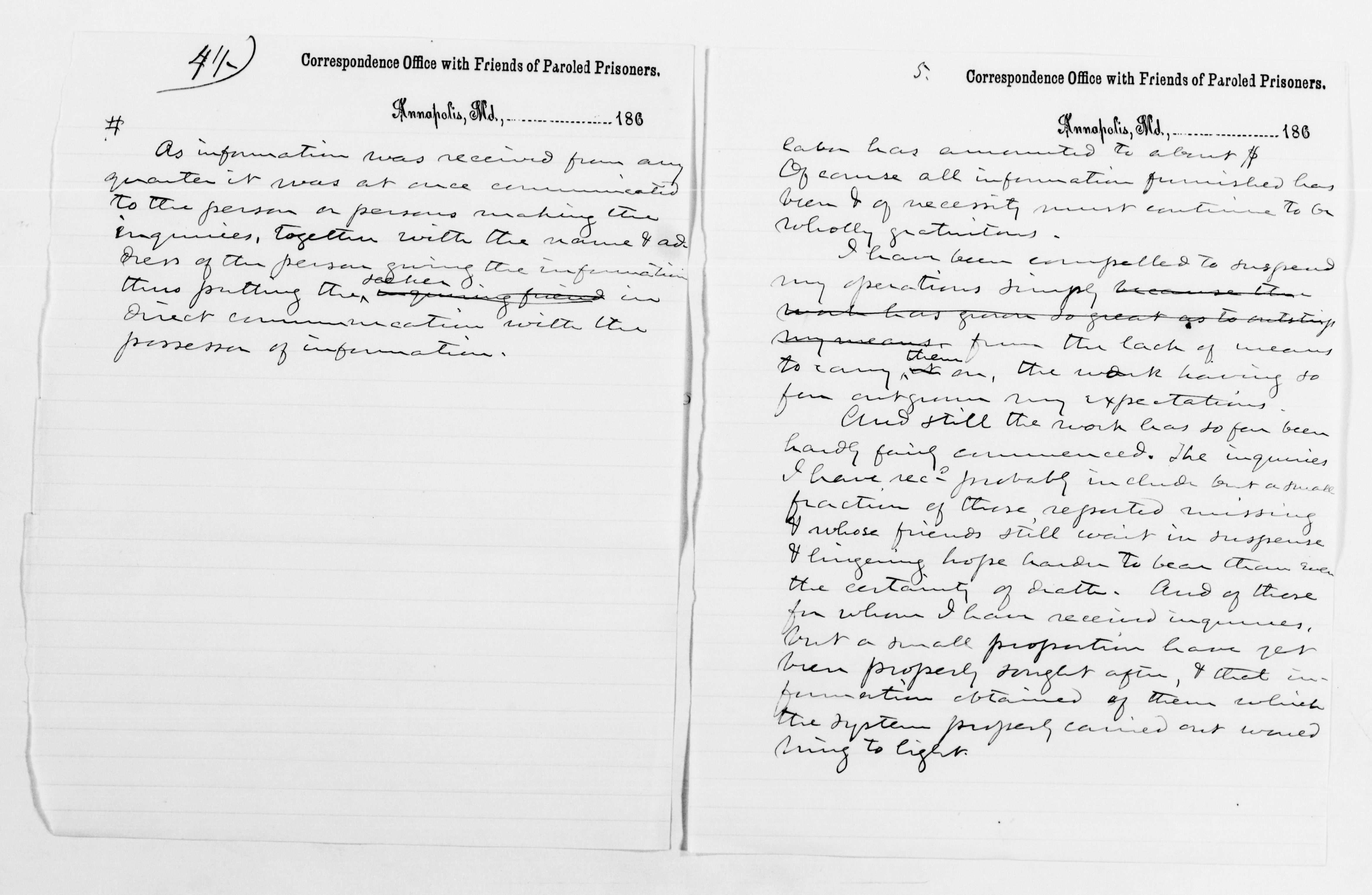 Scanned image of the current content page
