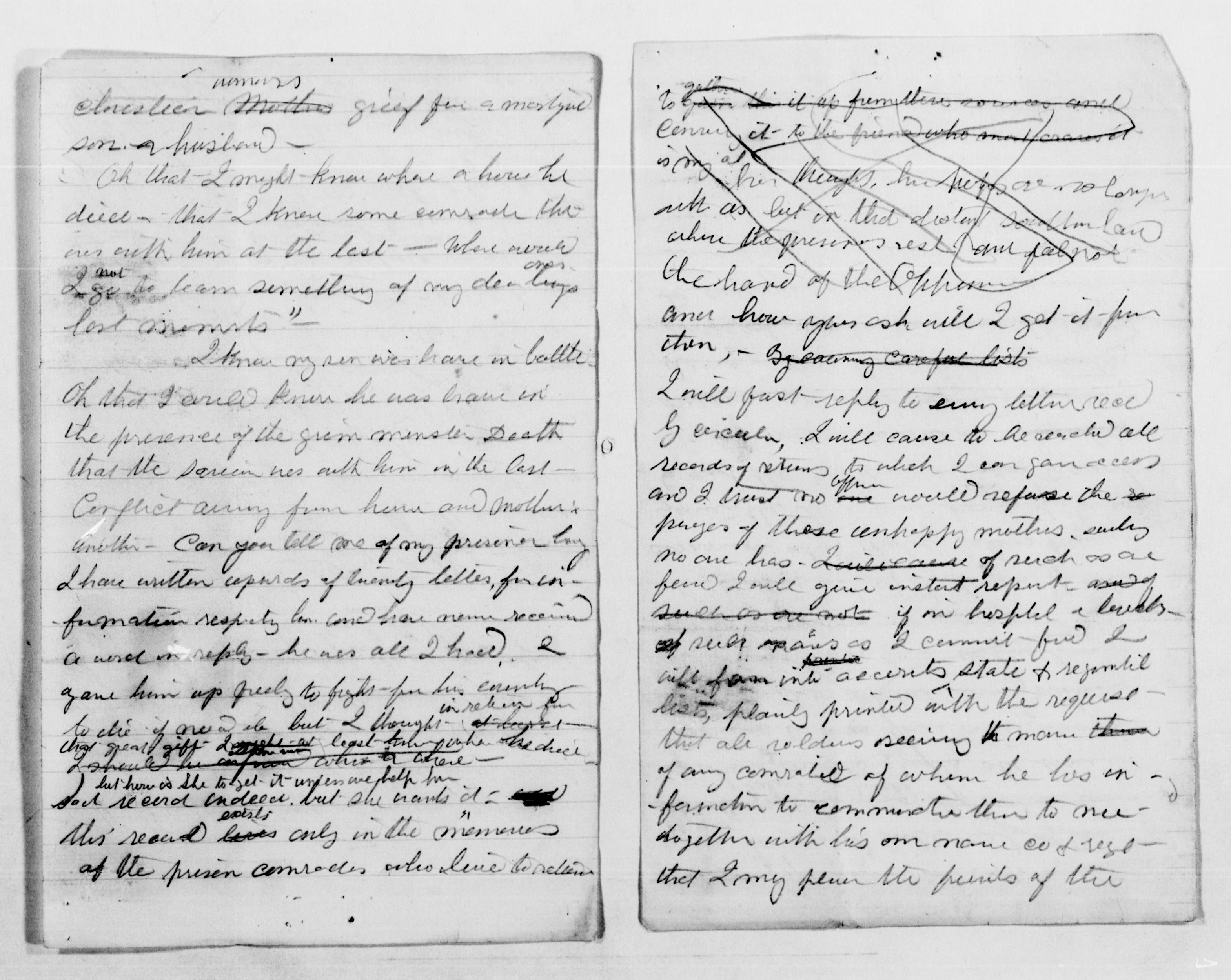 Scanned image of the current content page