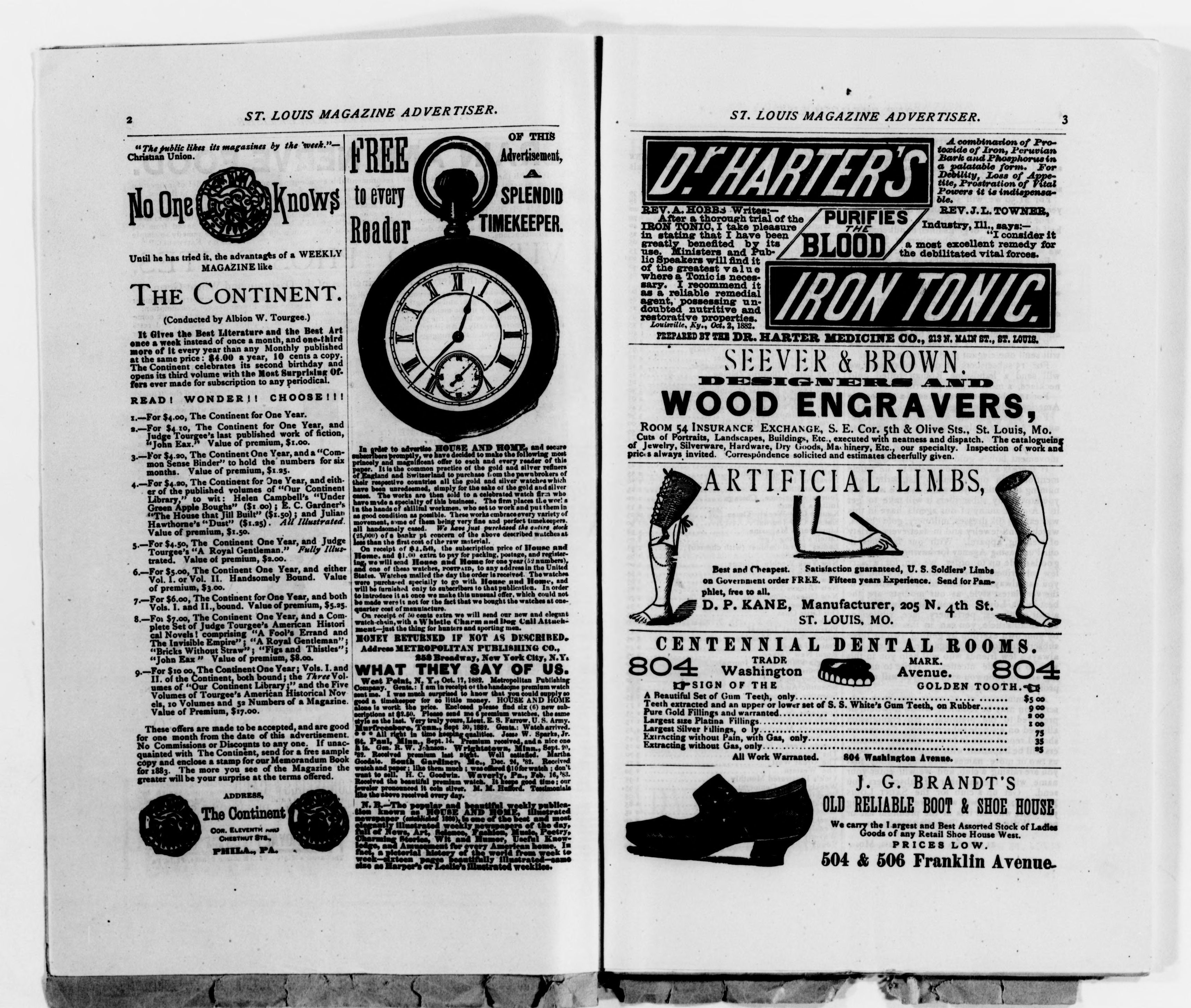 Scanned image of the current content page