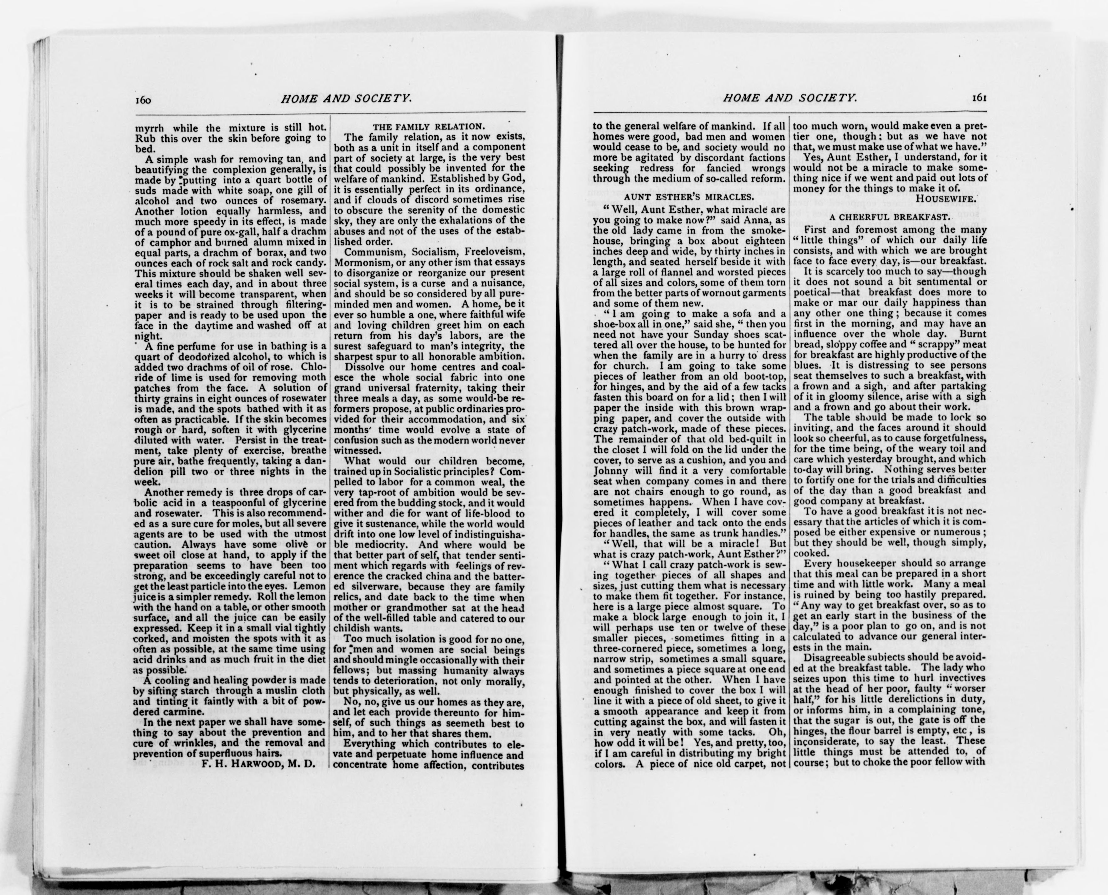 Scanned image of the current content page