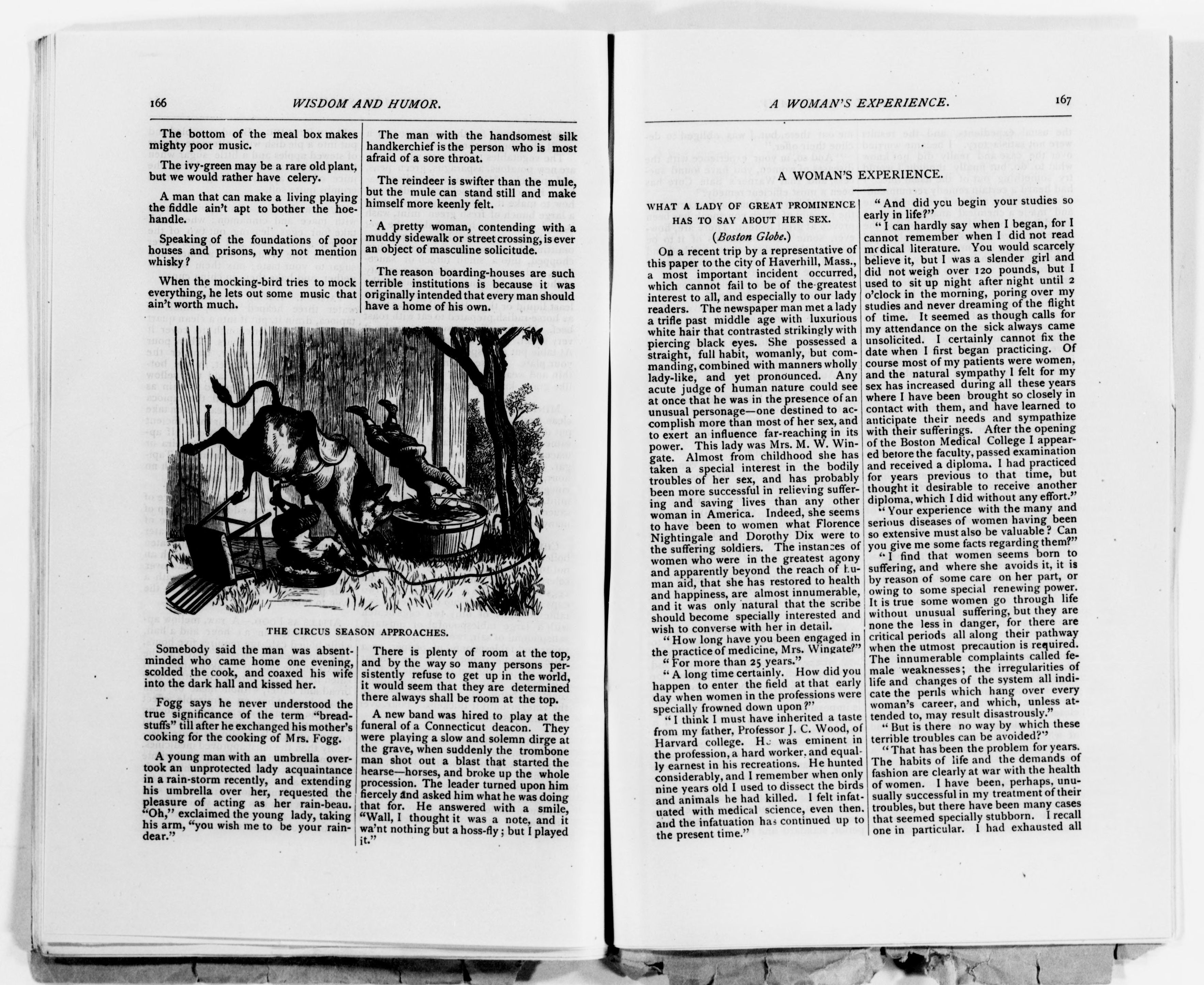 Scanned image of the current content page