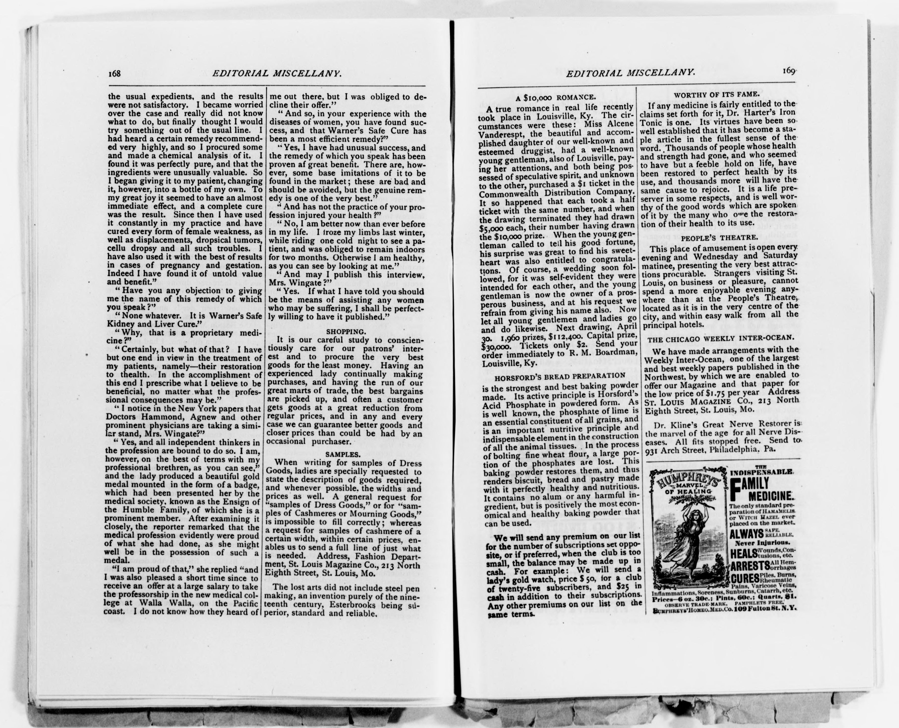 Scanned image of the current content page