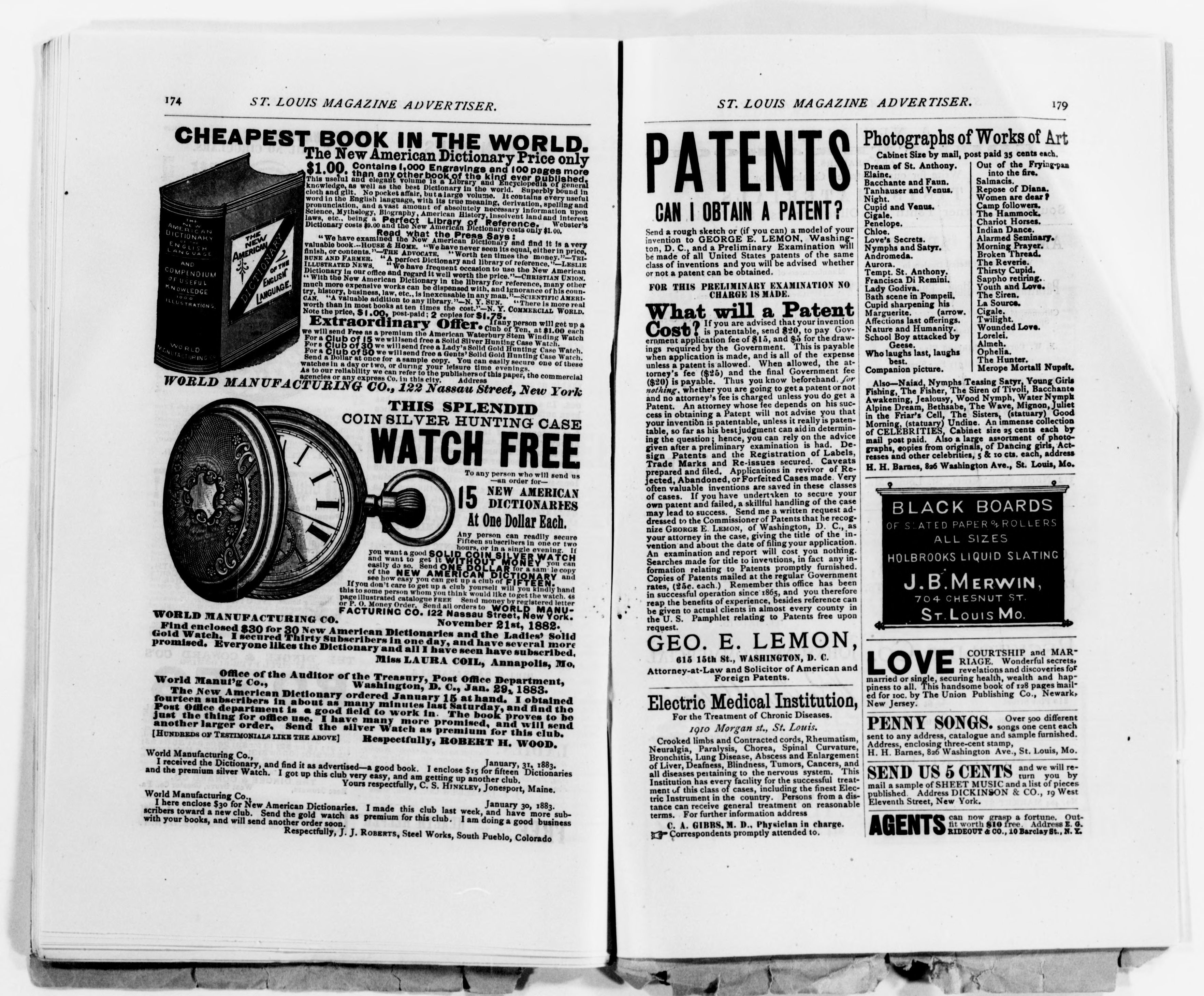 Scanned image of the current content page