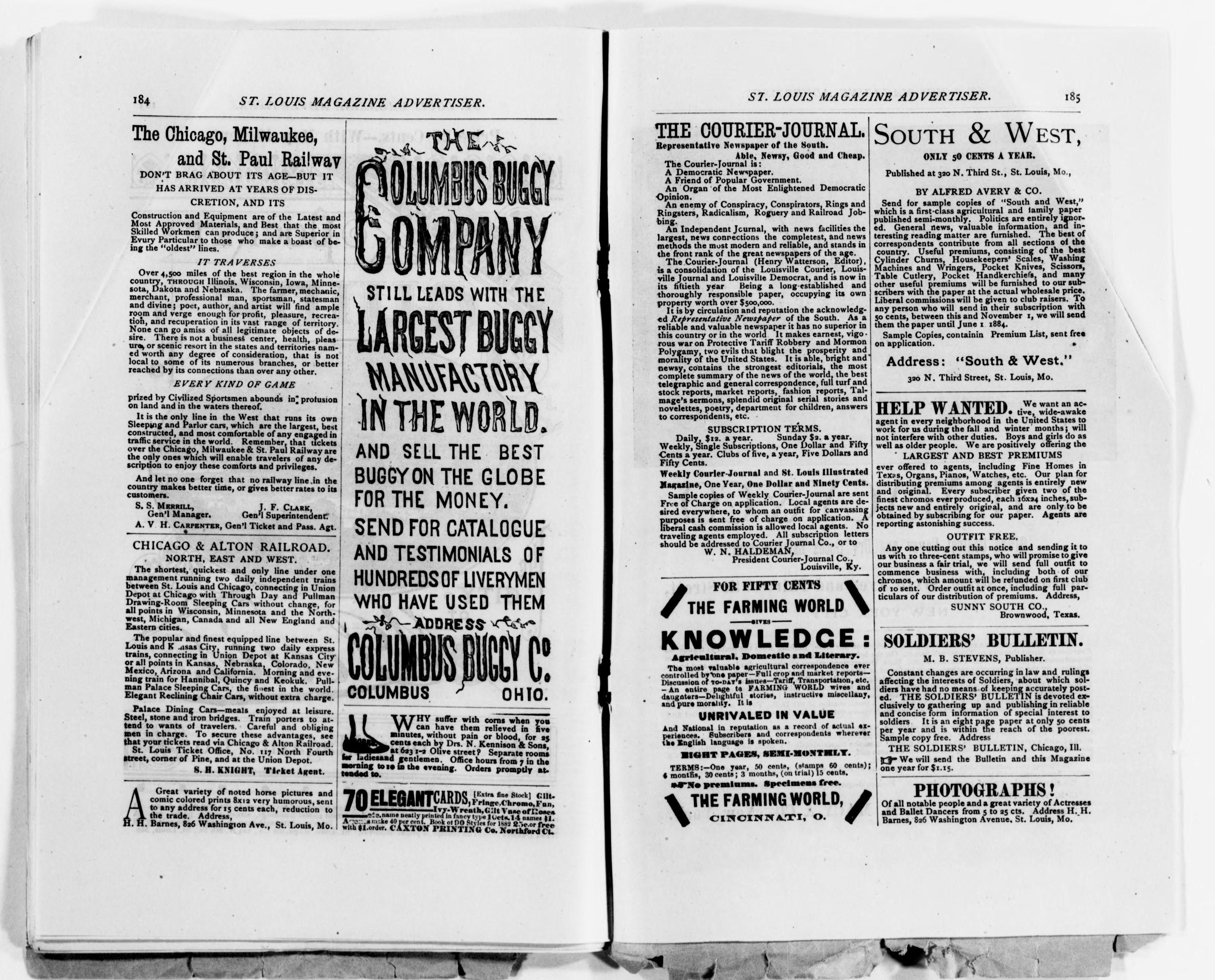 Scanned image of the current content page