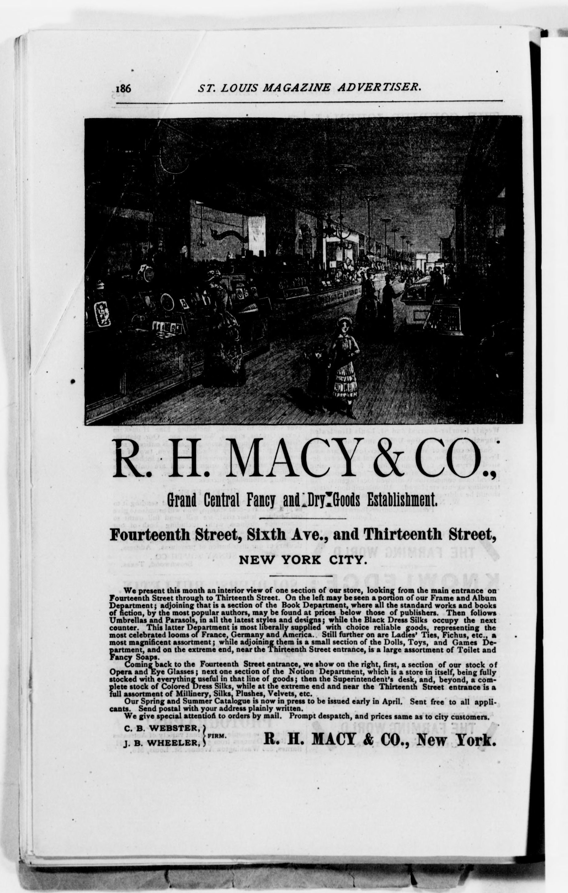 Scanned image of the current content page