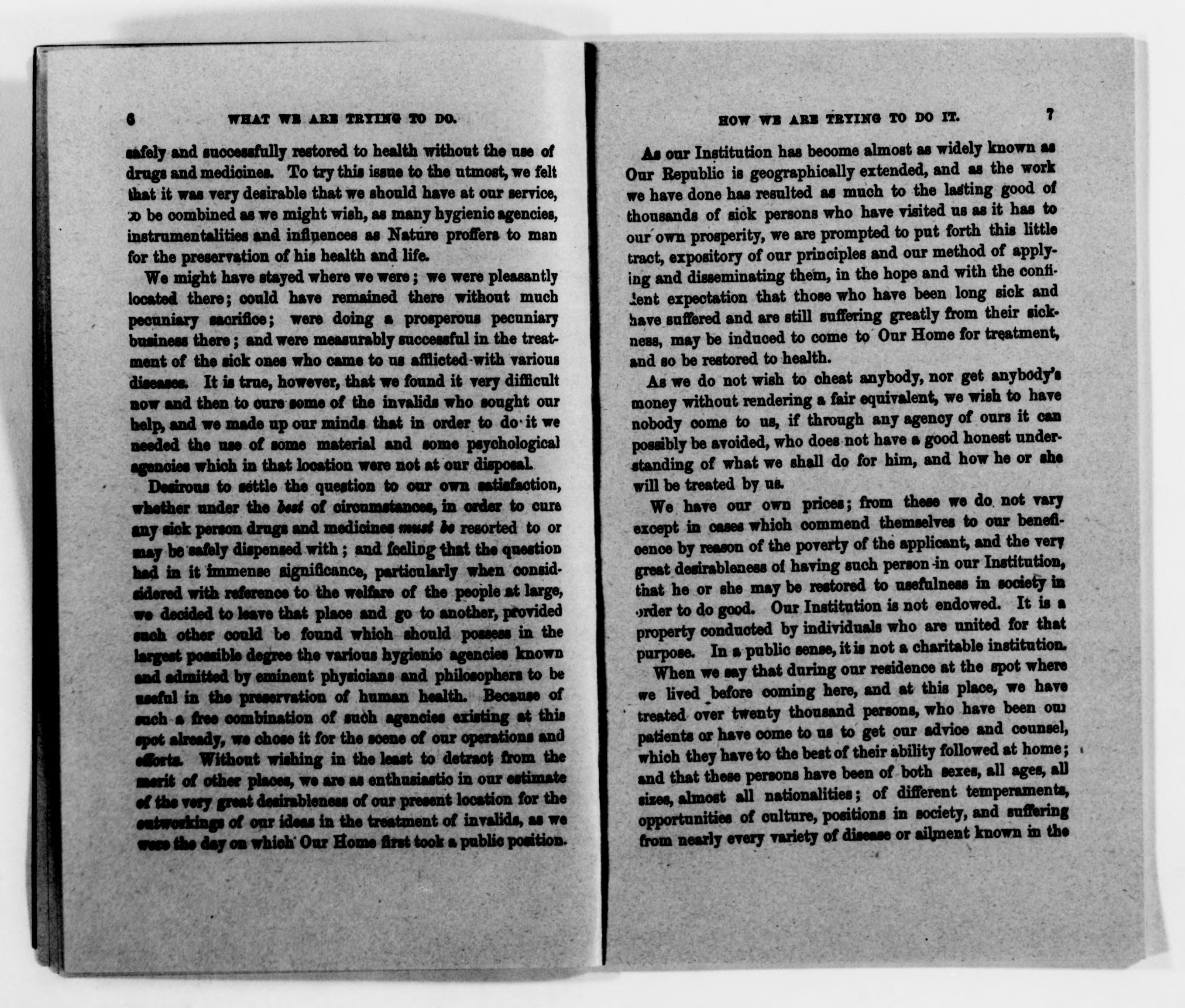 Scanned image of the current content page