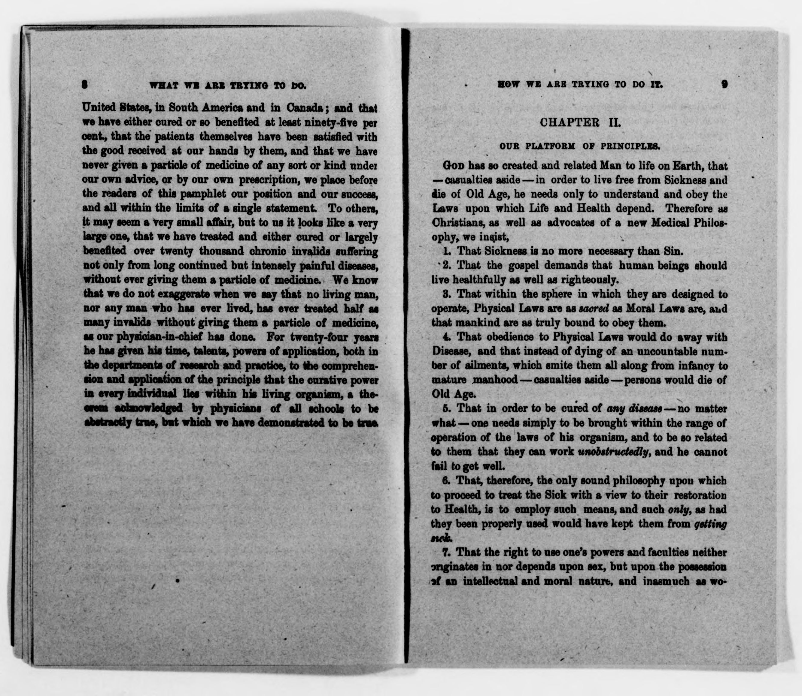 Scanned image of the current content page