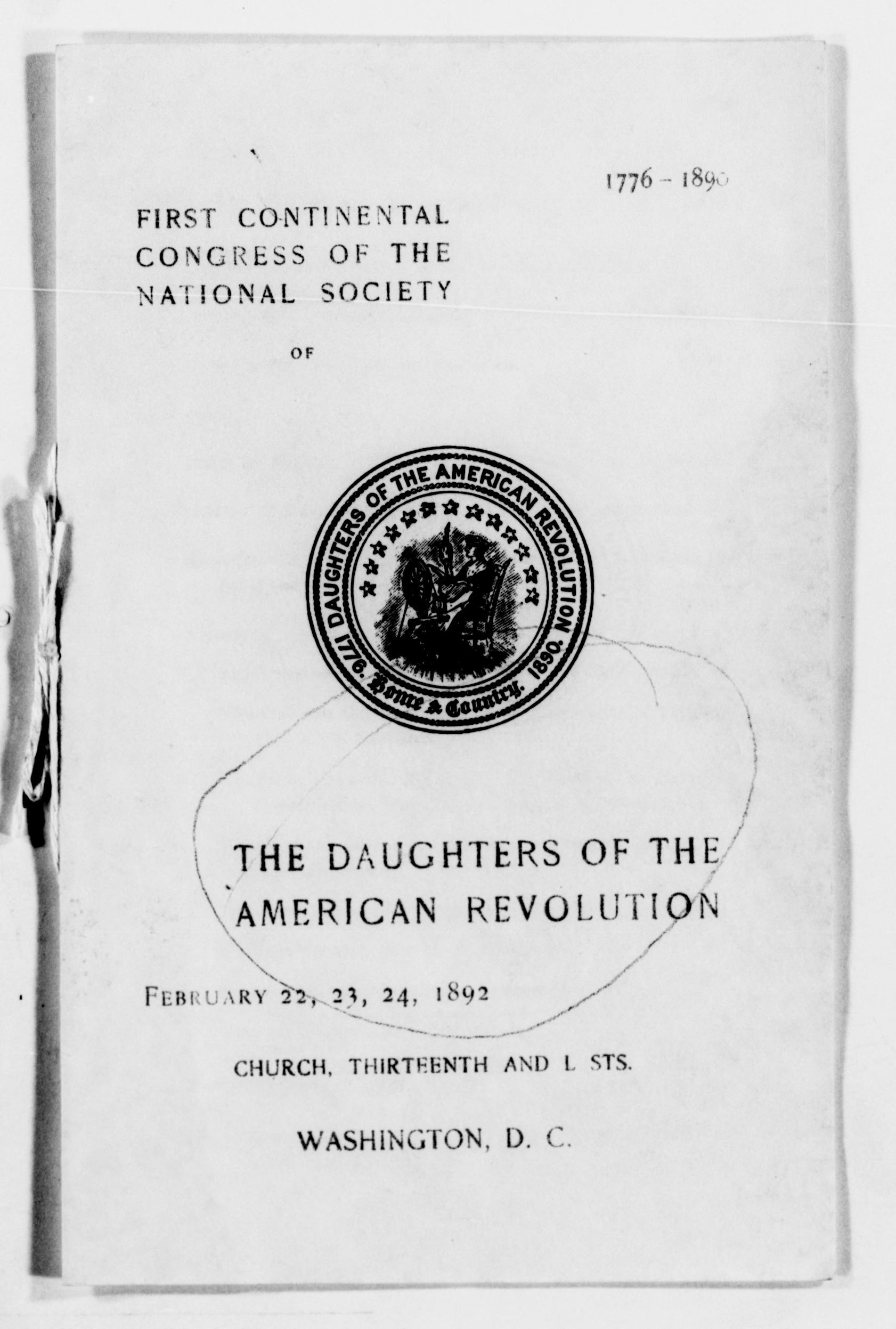 Scanned image of the current content page