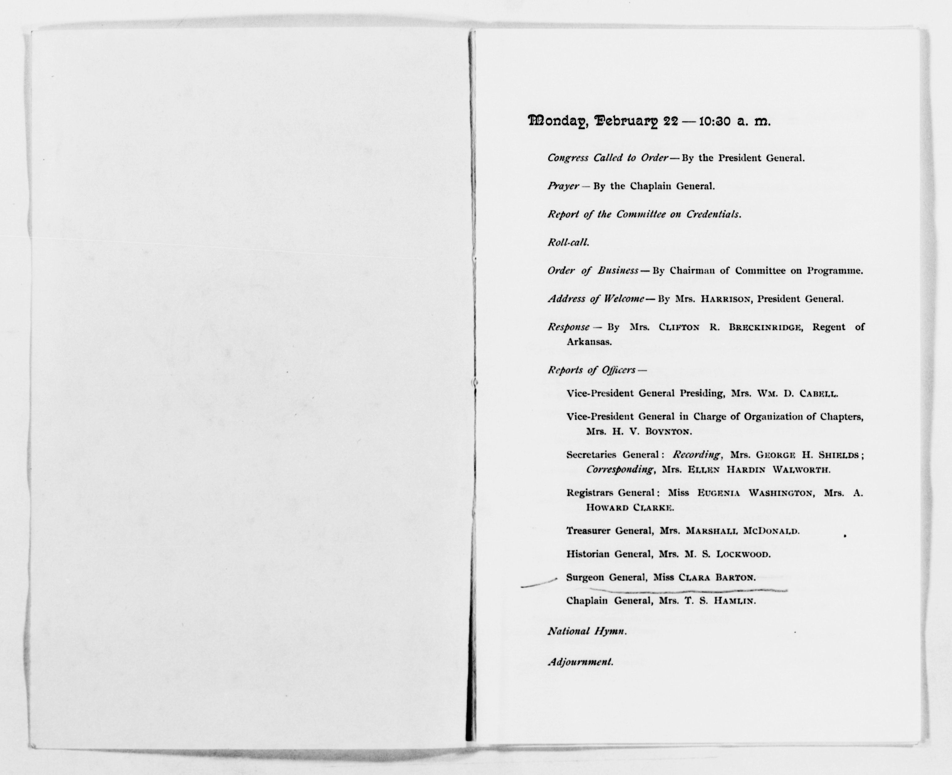 Scanned image of the current content page