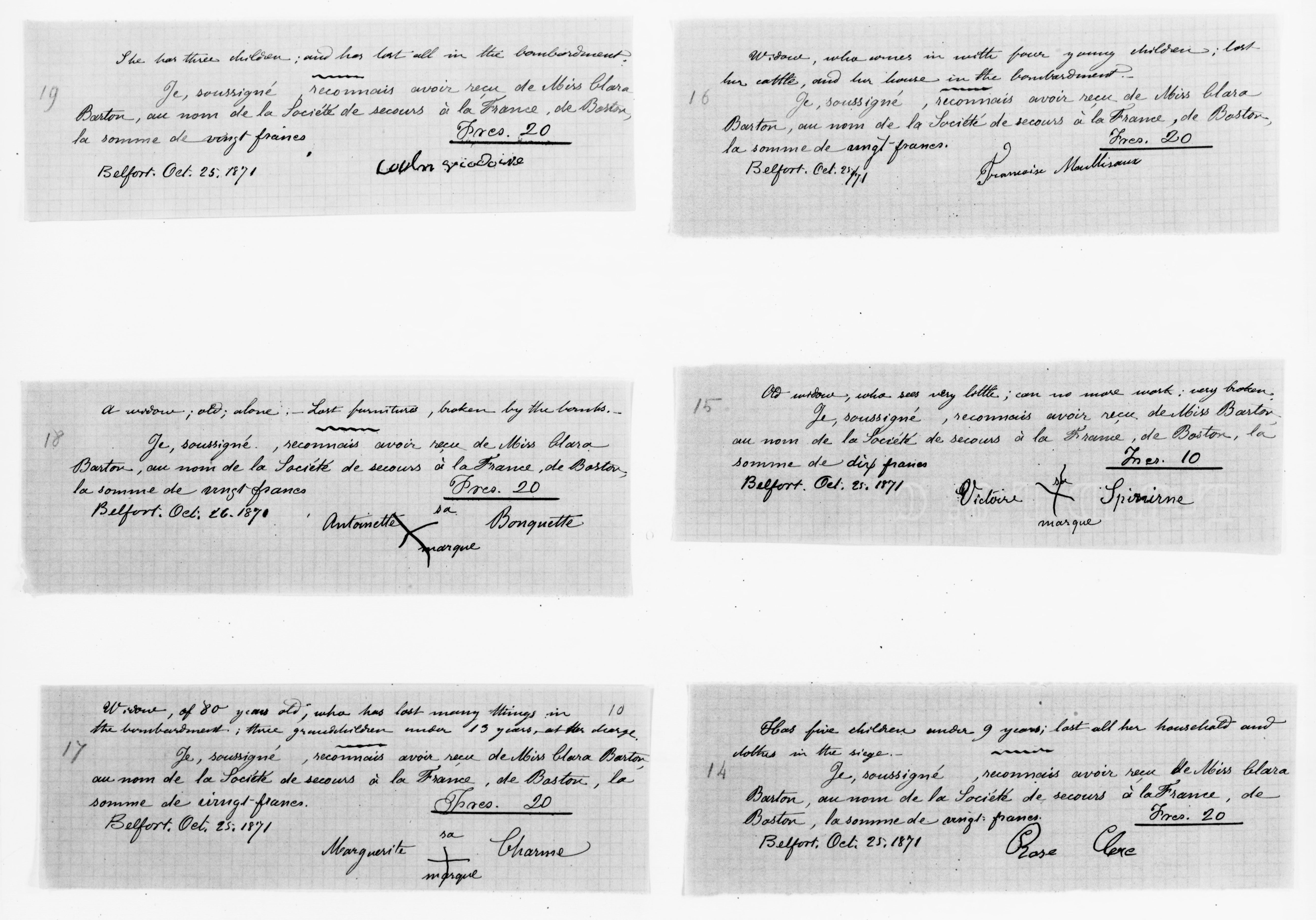 Scanned image of the current content page