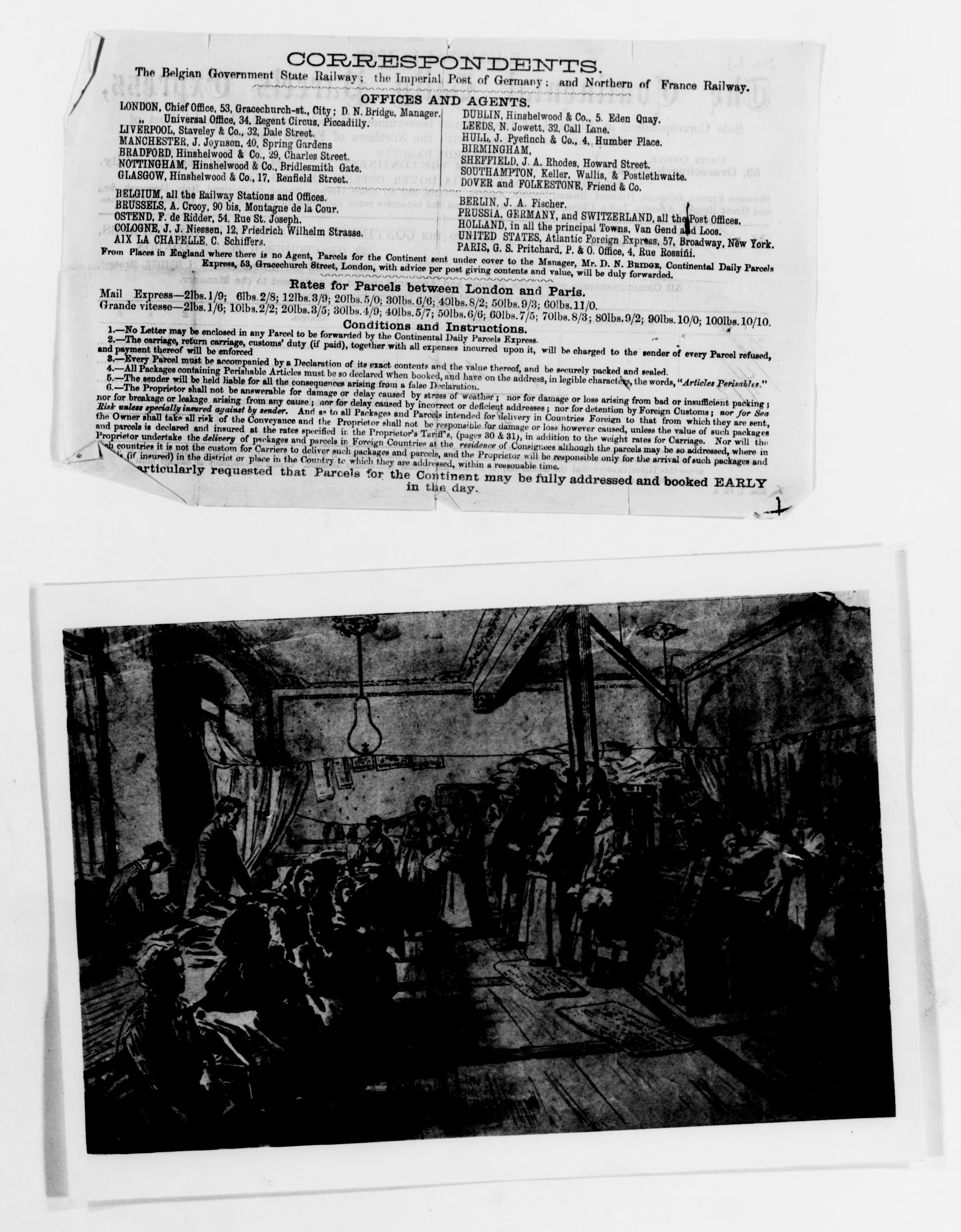 Scanned image of the current content page