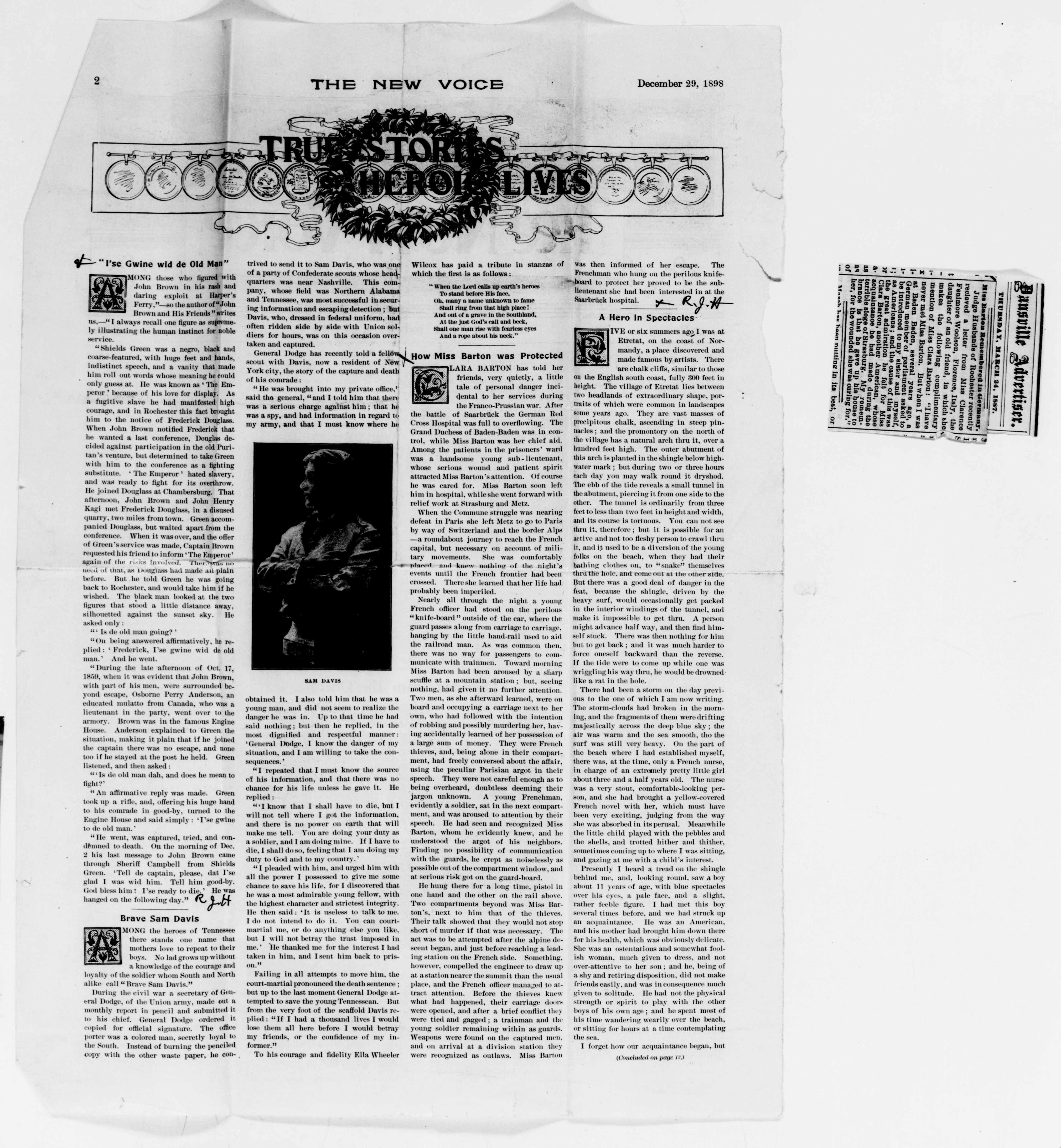 Scanned image of the current content page