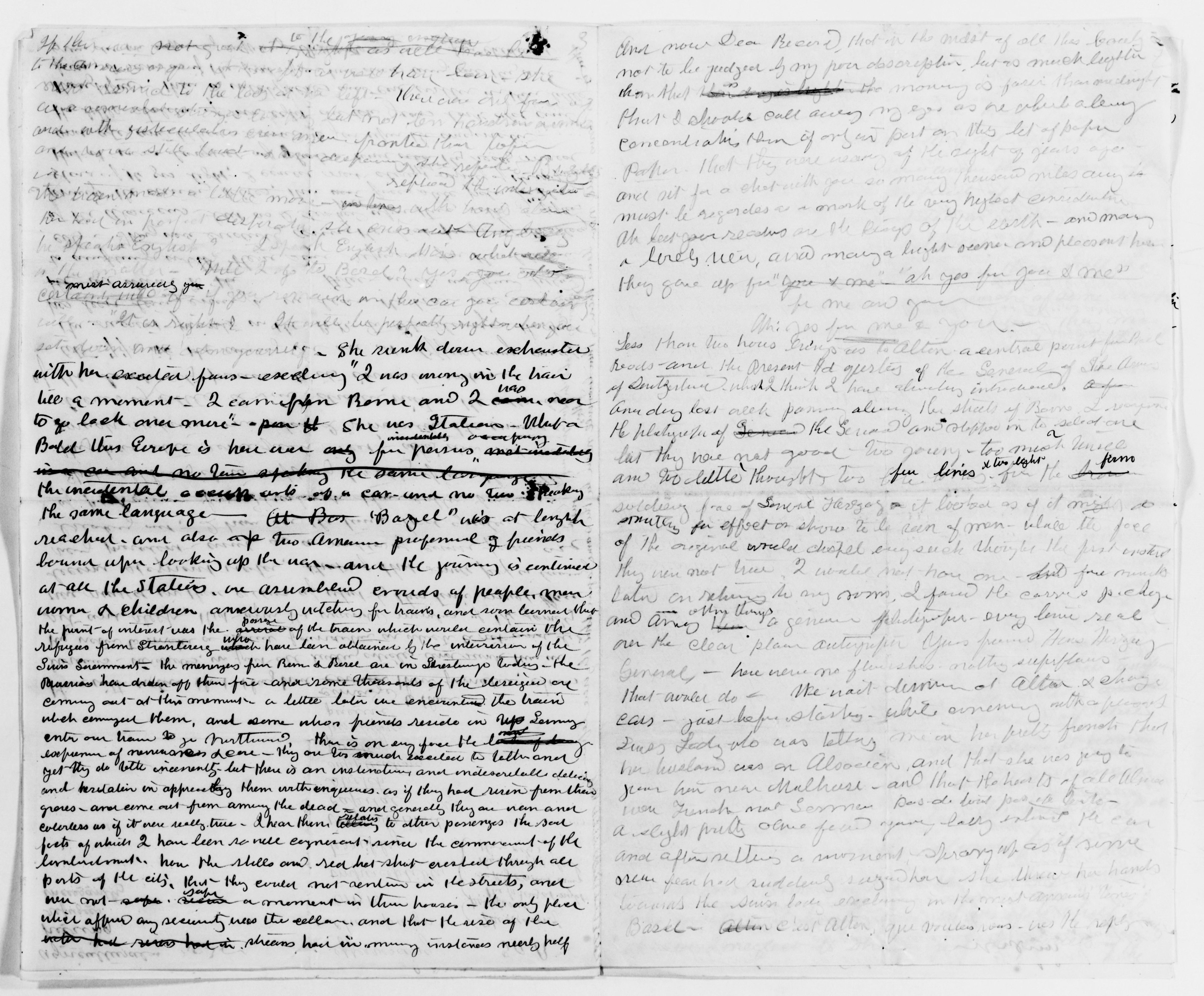 Scanned image of the current content page