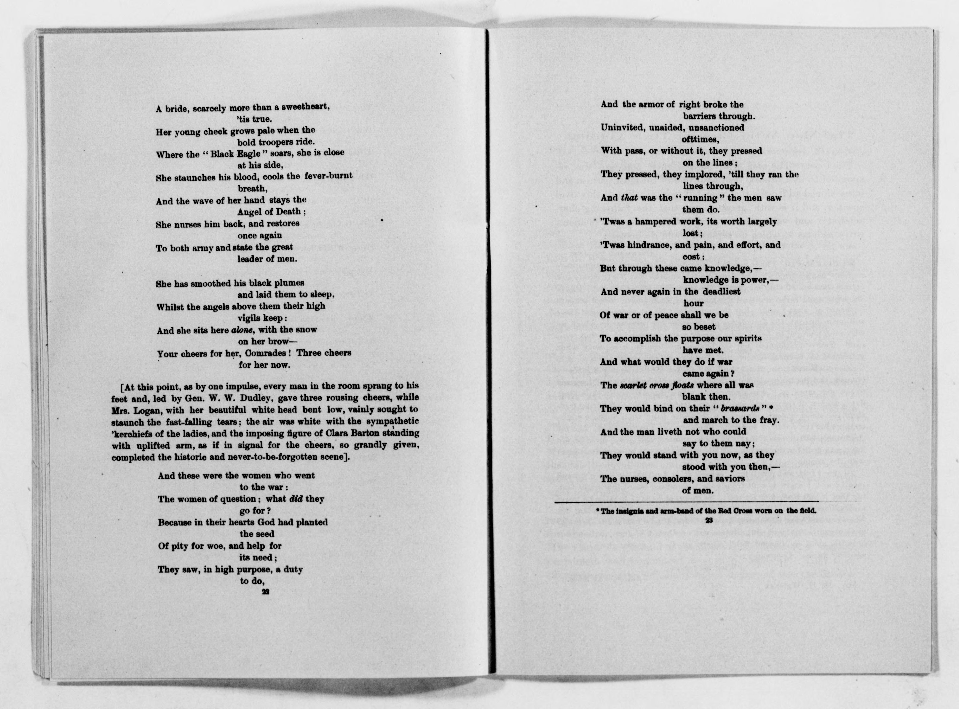 Scanned image of the current content page