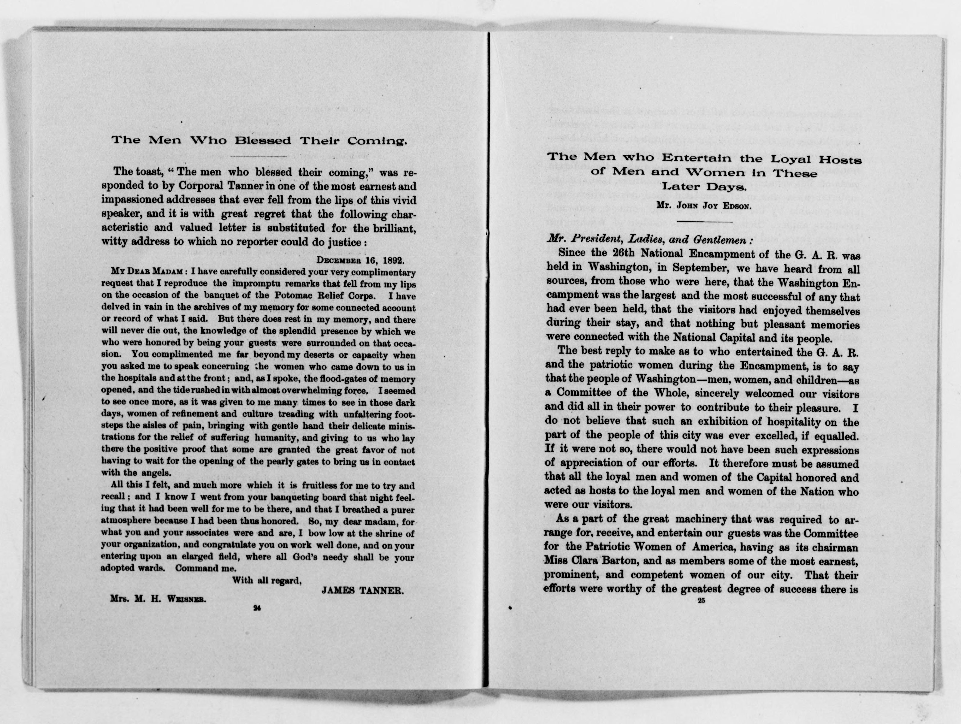 Scanned image of the current content page