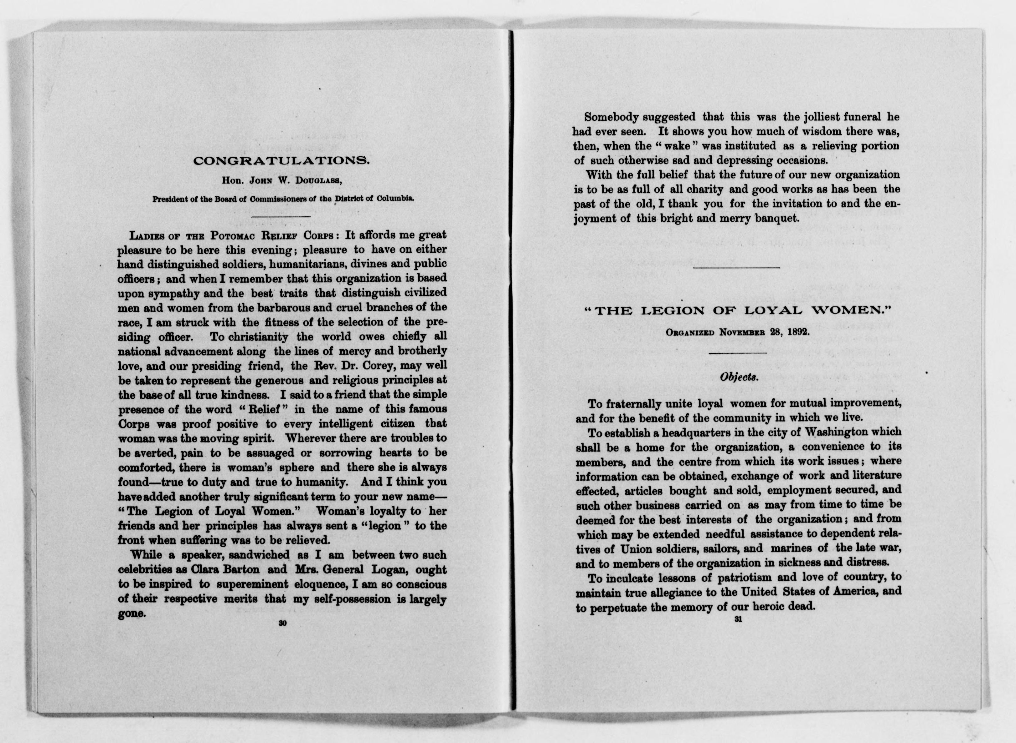 Scanned image of the current content page