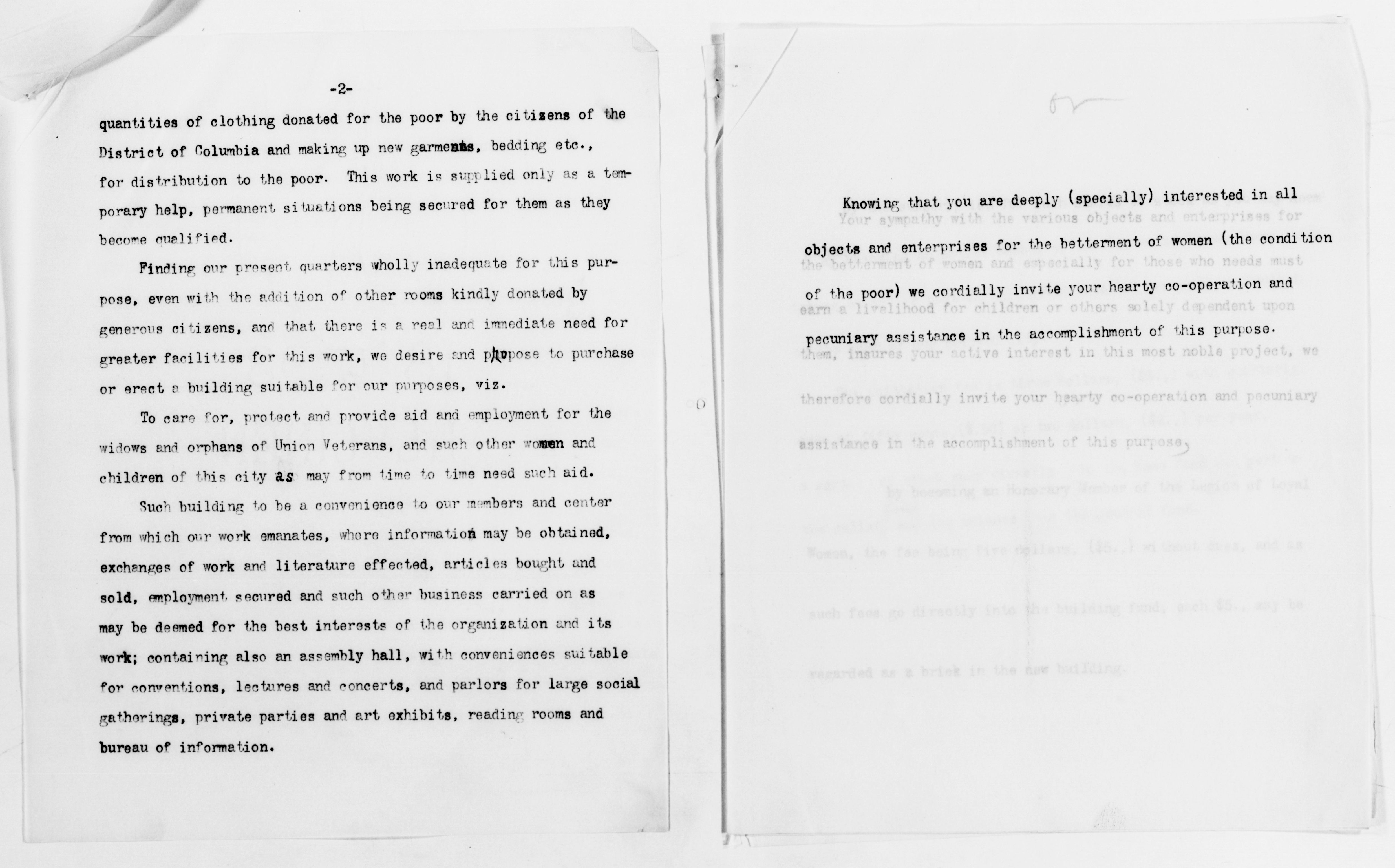 Scanned image of the current content page