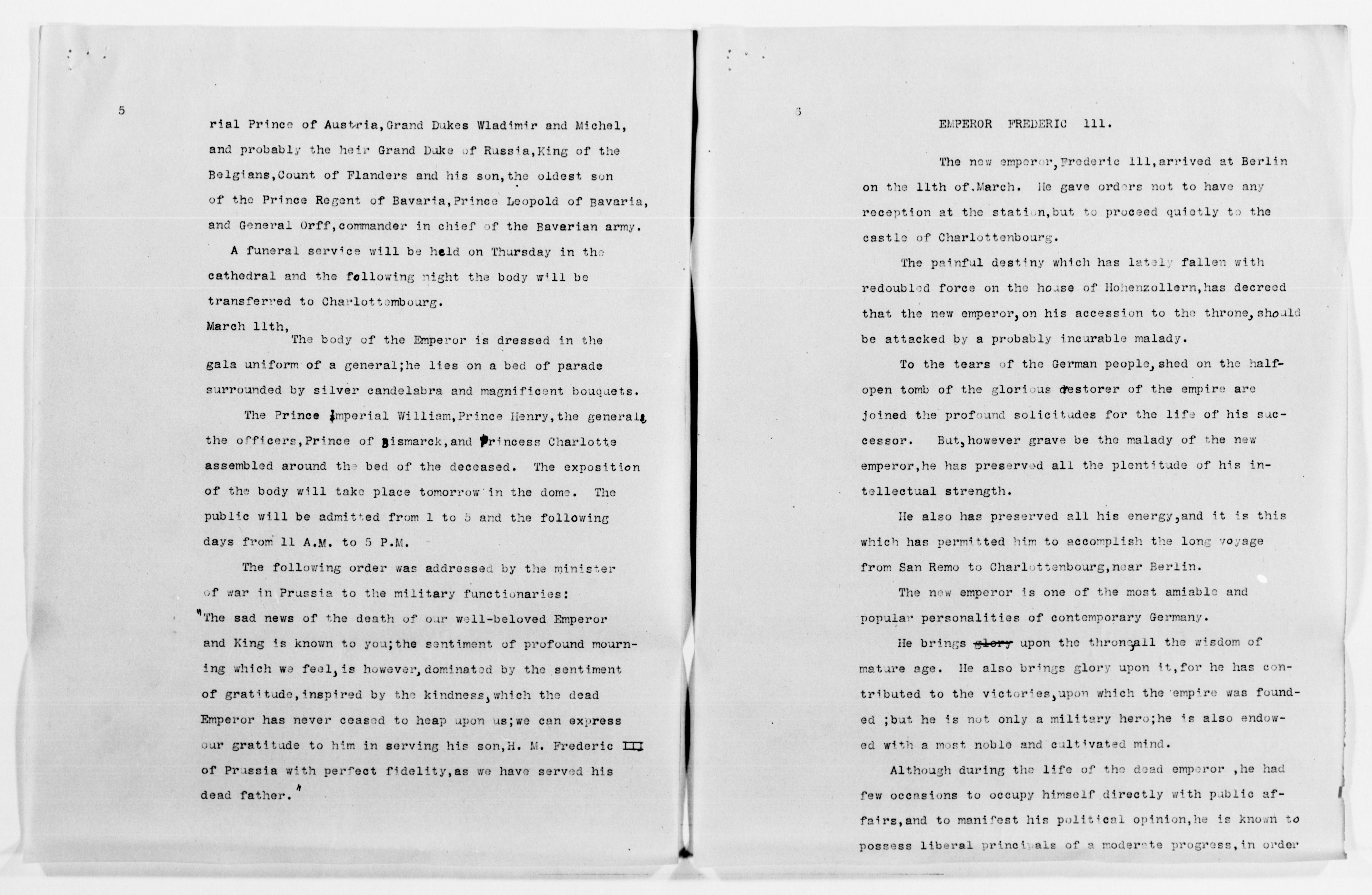 Scanned image of the current content page