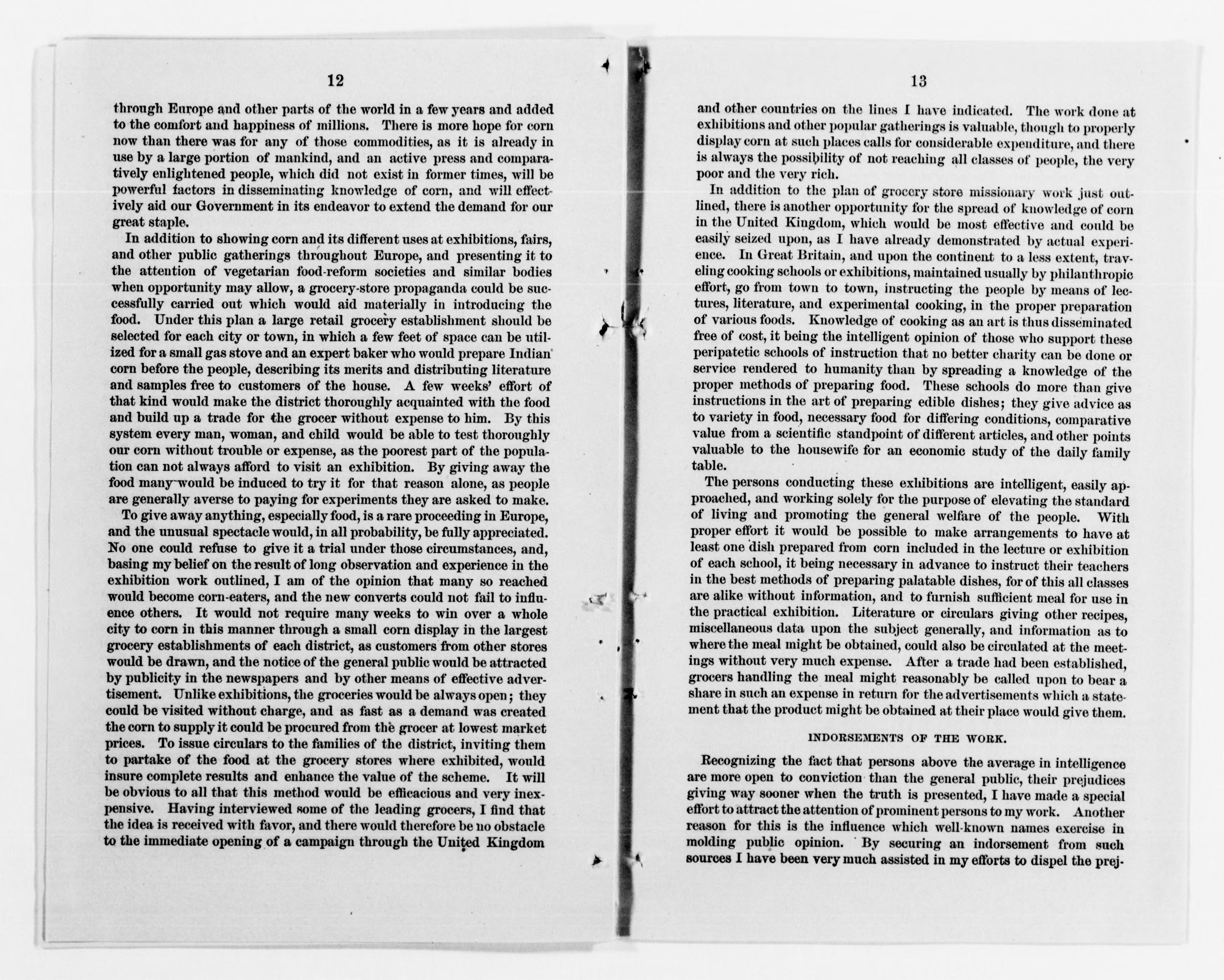Scanned image of the current content page