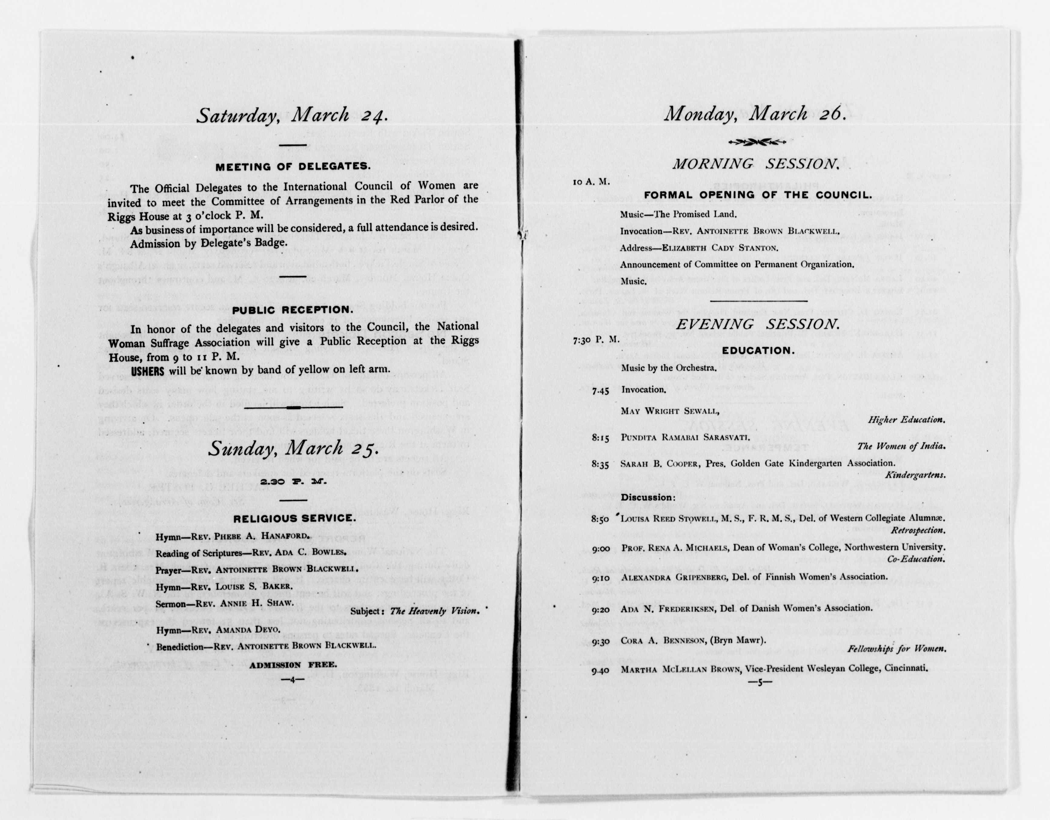 Scanned image of the current content page