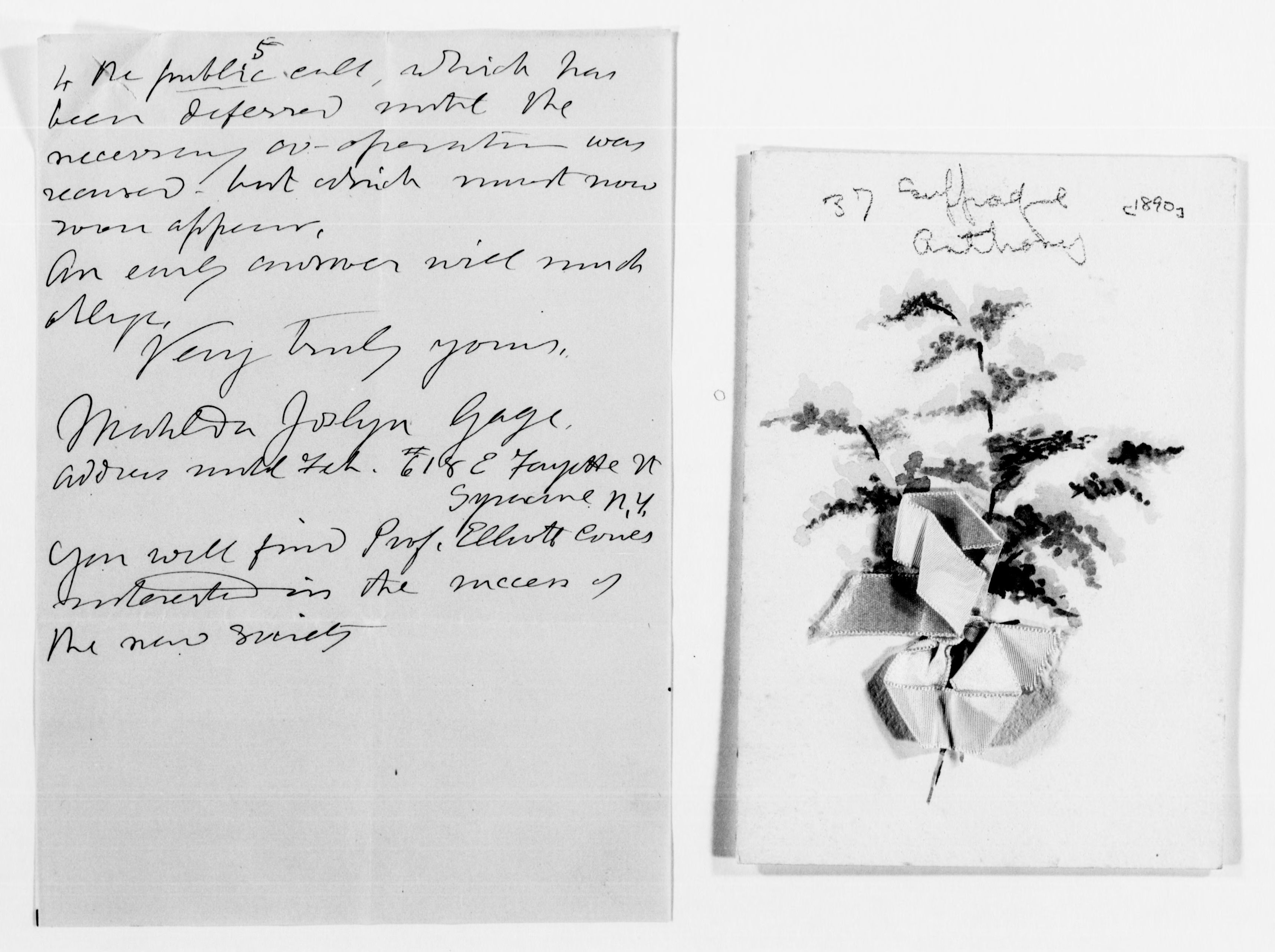 Scanned image of the current content page