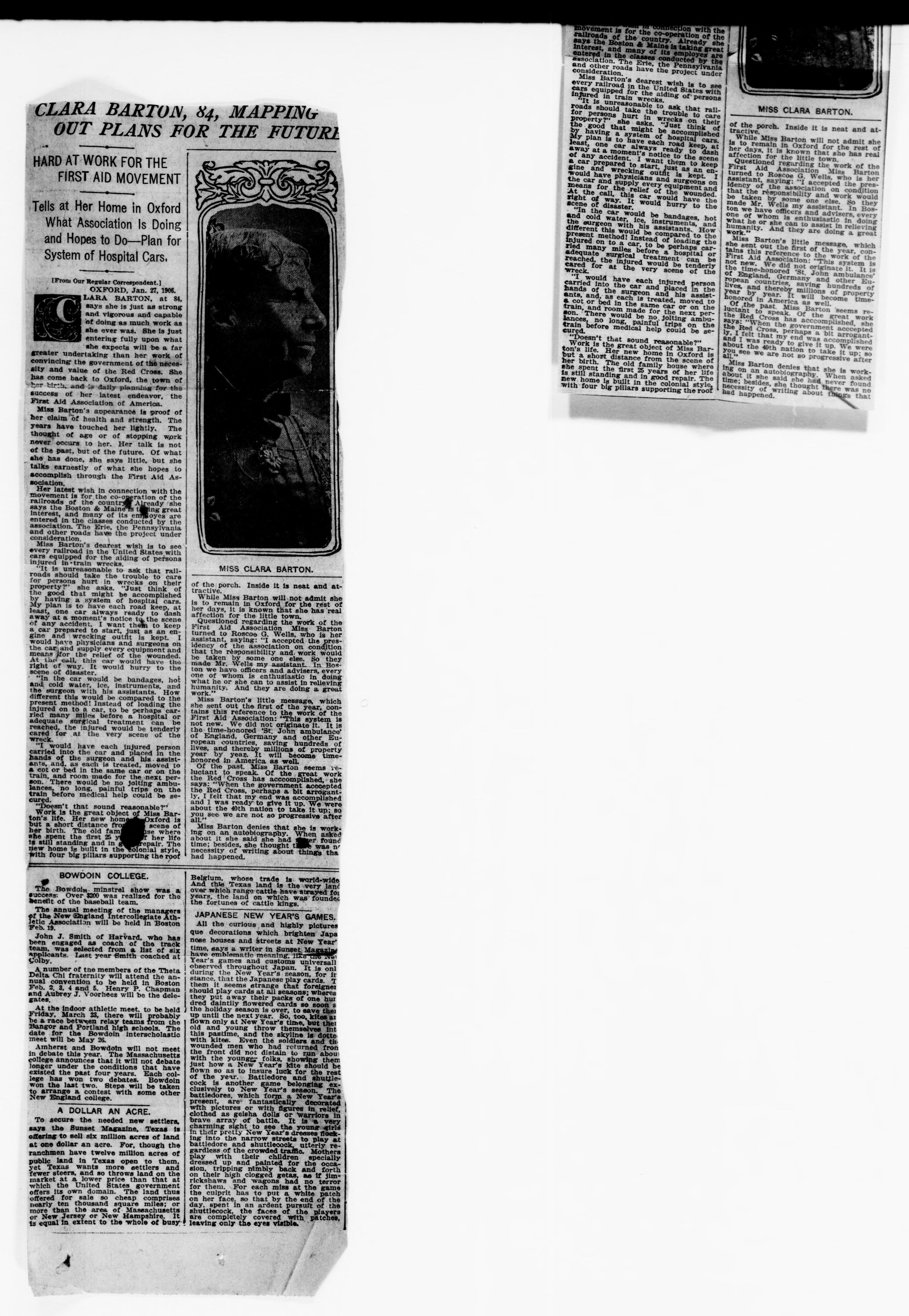 Scanned image of the current content page