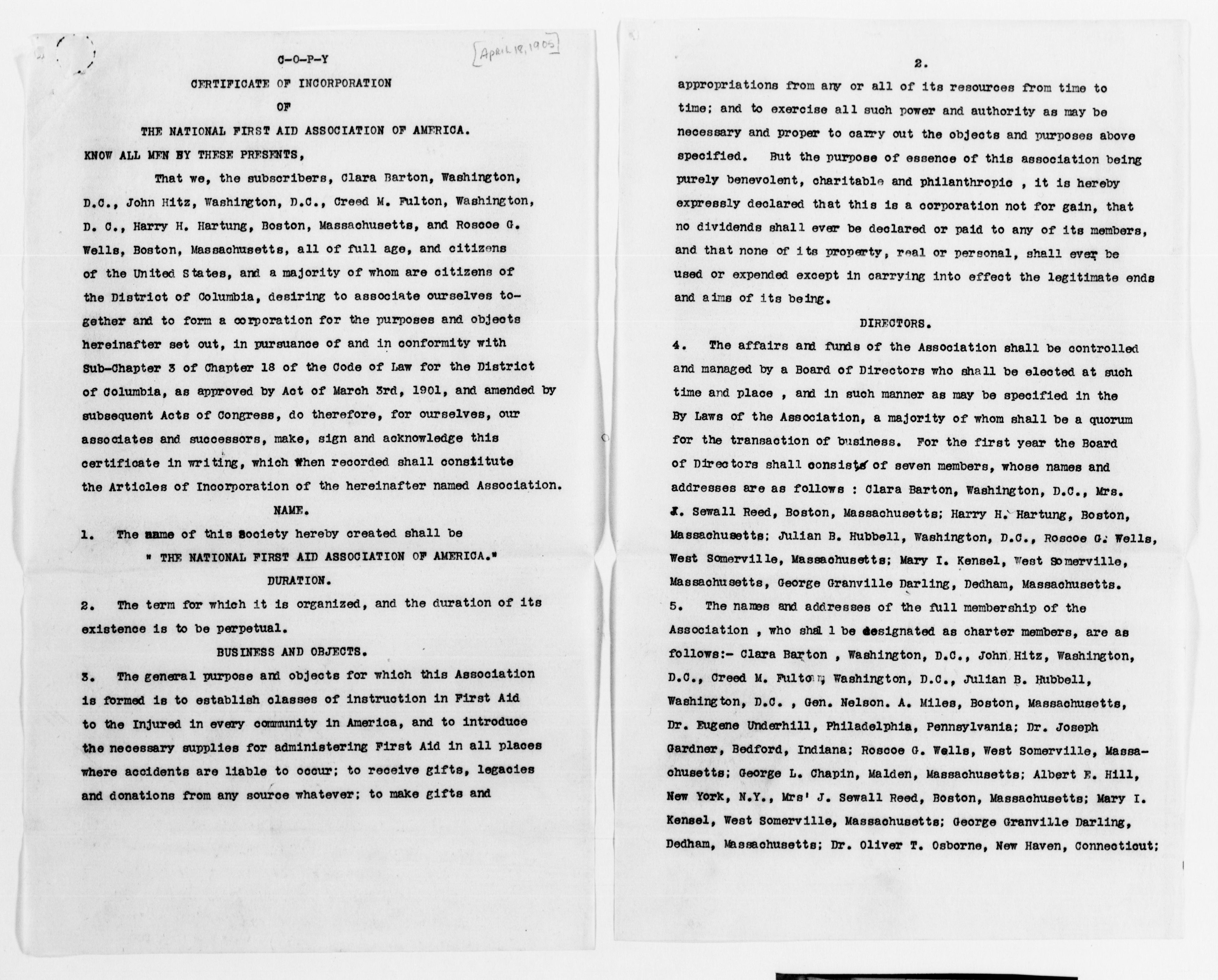 Scanned image of the current content page