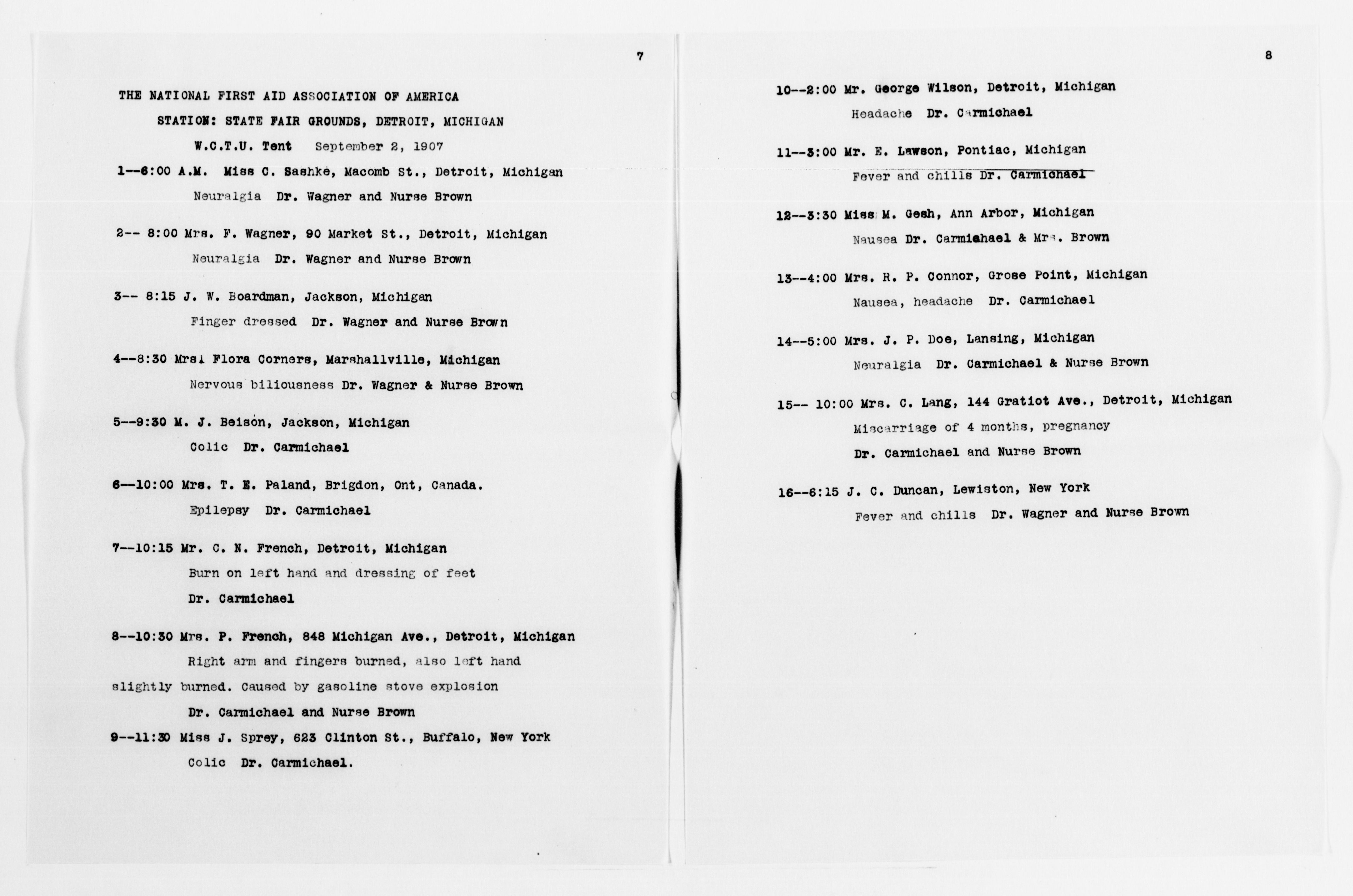 Scanned image of the current content page