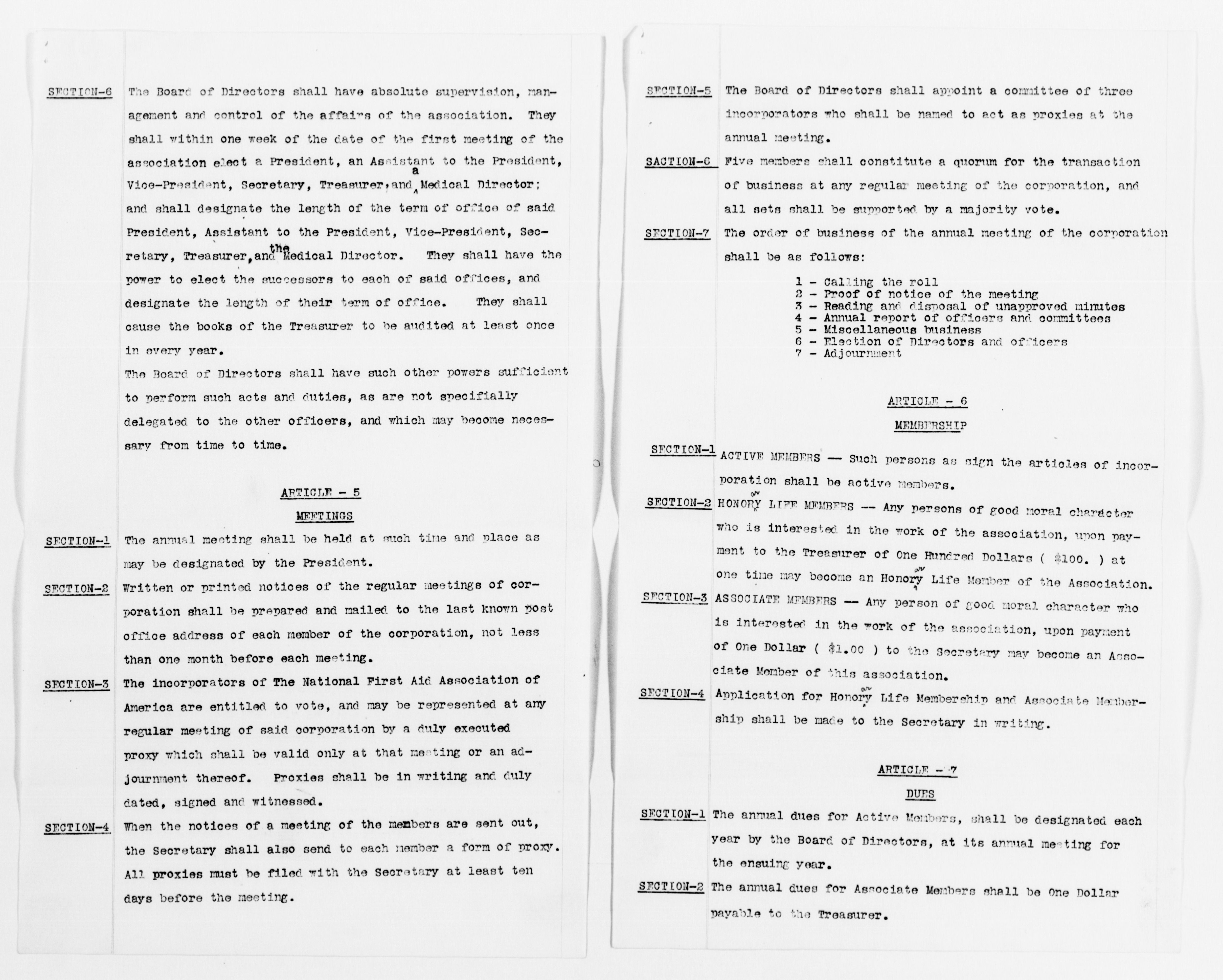 Scanned image of the current content page